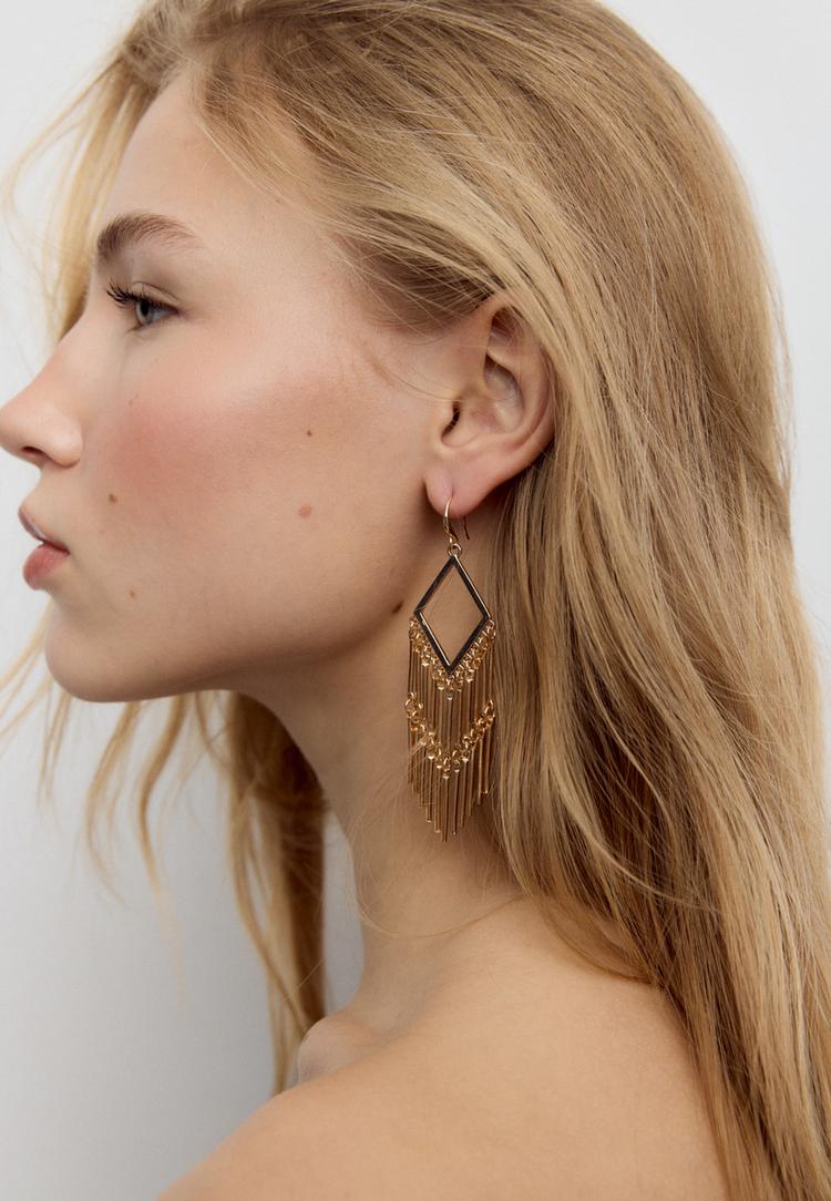 pendiente largo rombo