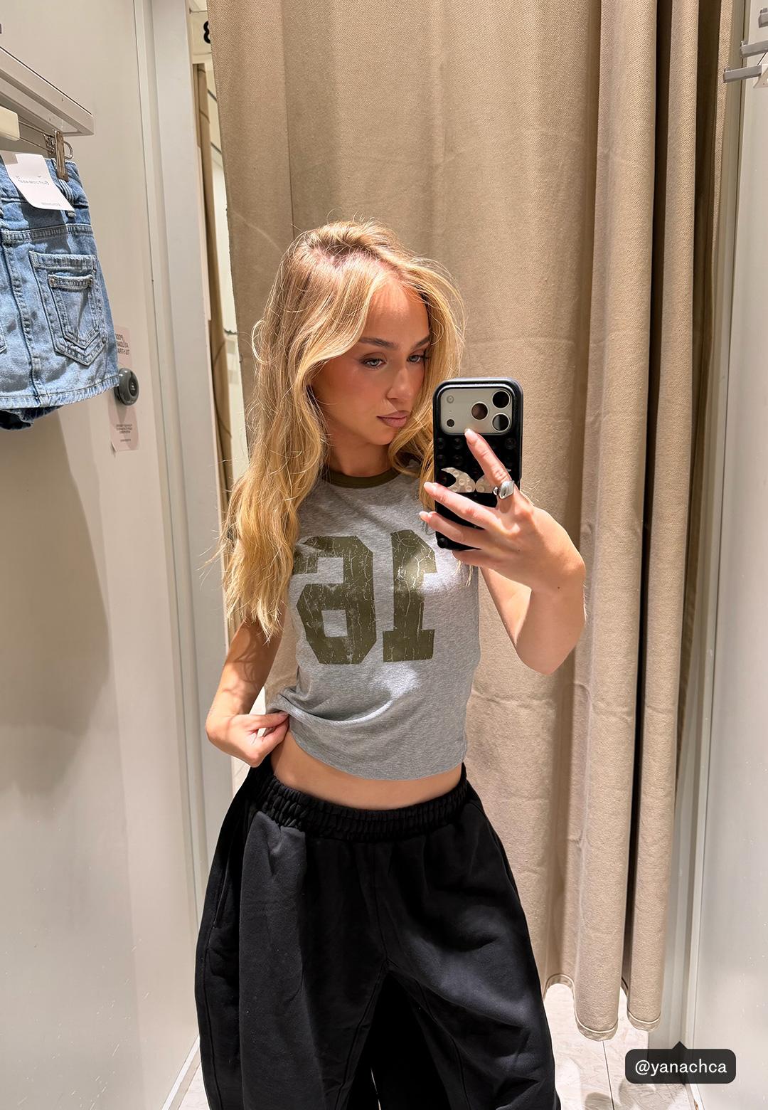 Stradivarius Baskılı kısa kollu t-shirt