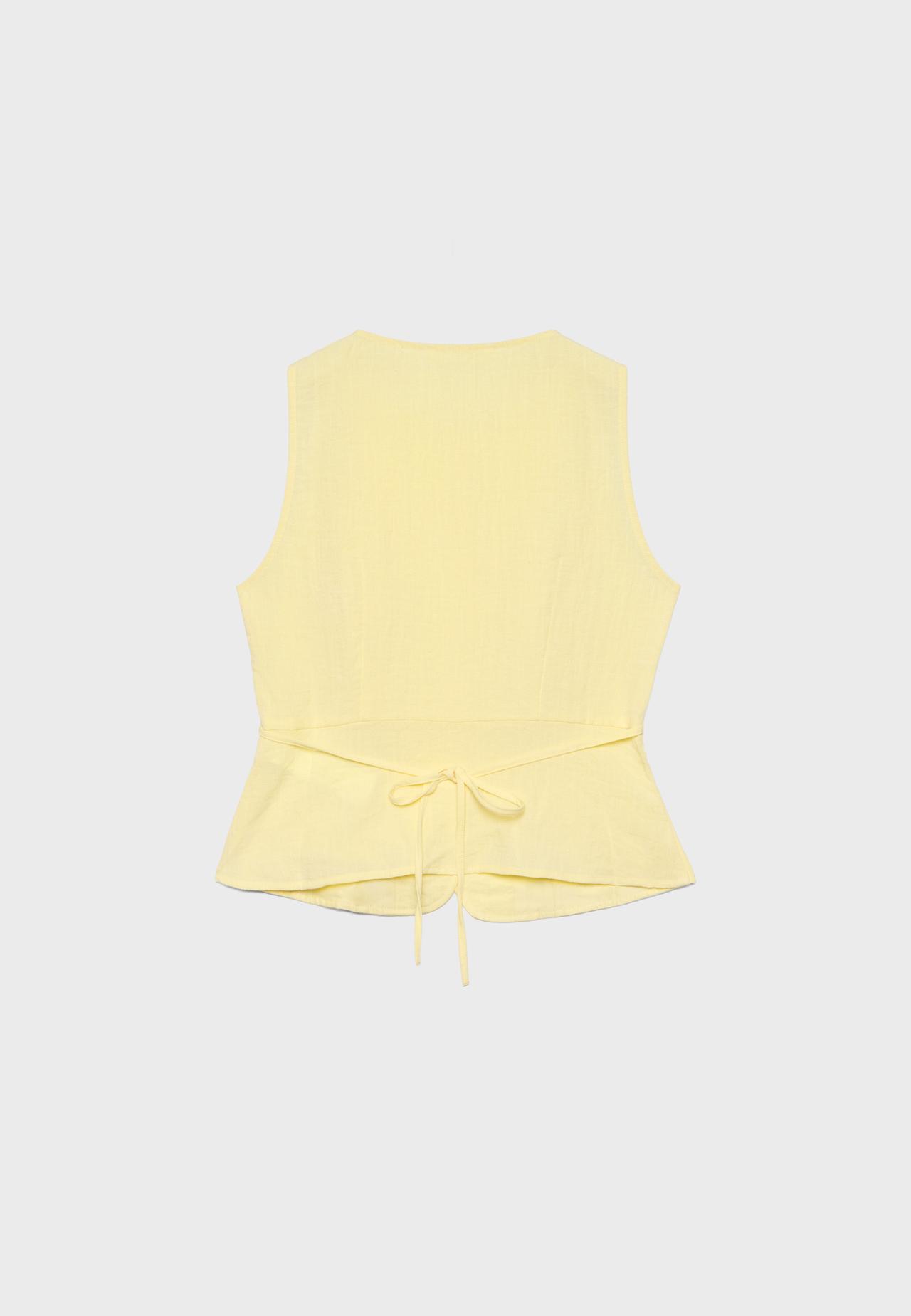 Buttoned waistcoat — Gold