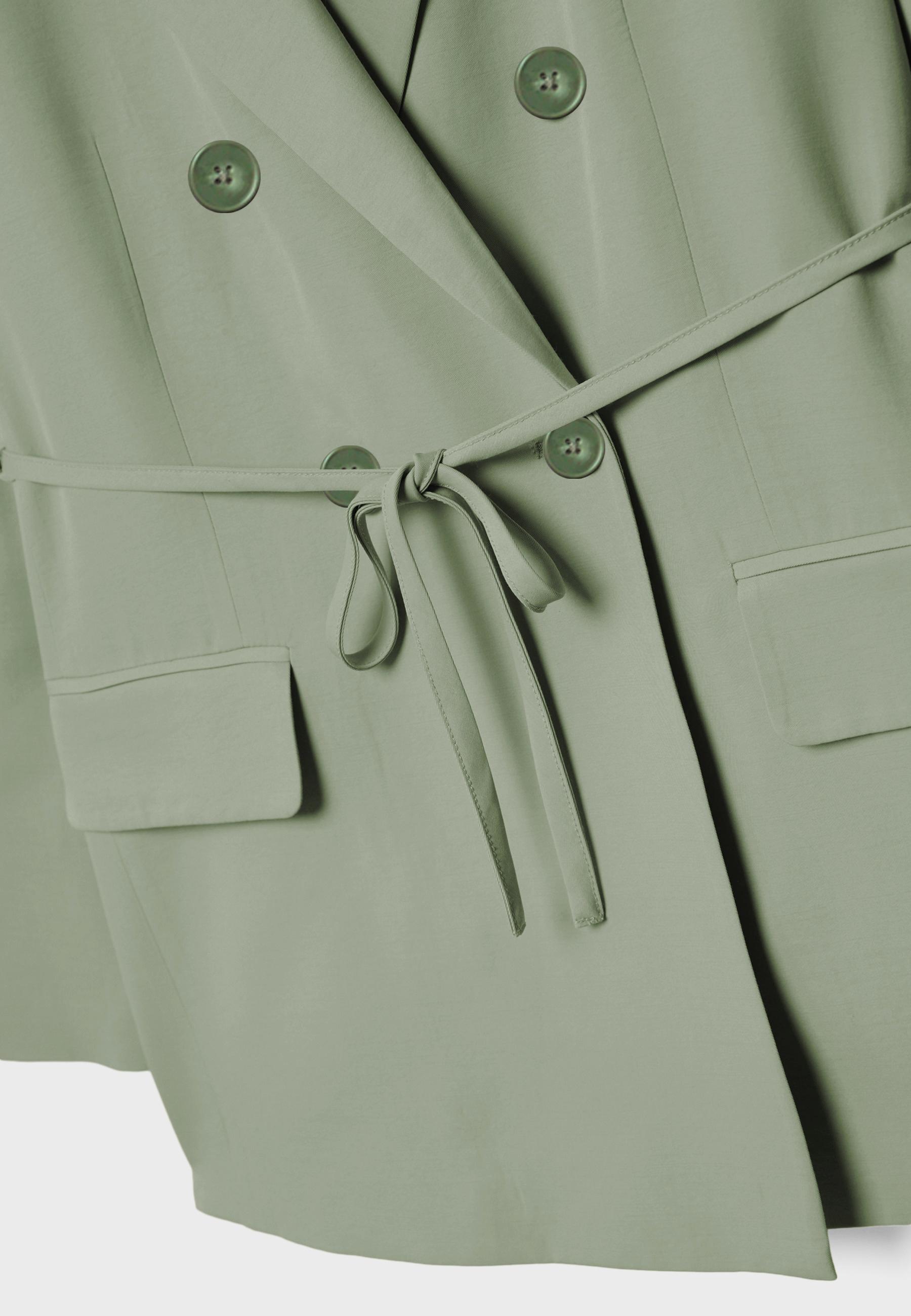 Belted blazer — Khaki