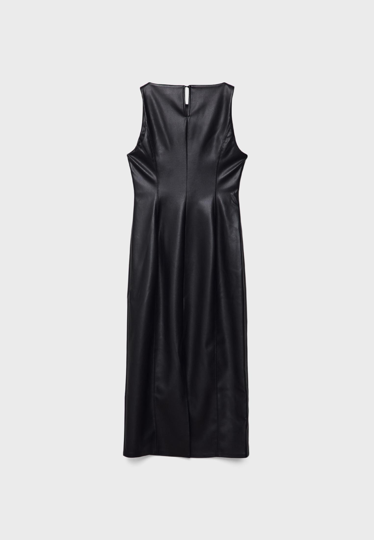 Stradivarius robe simili cuir sale