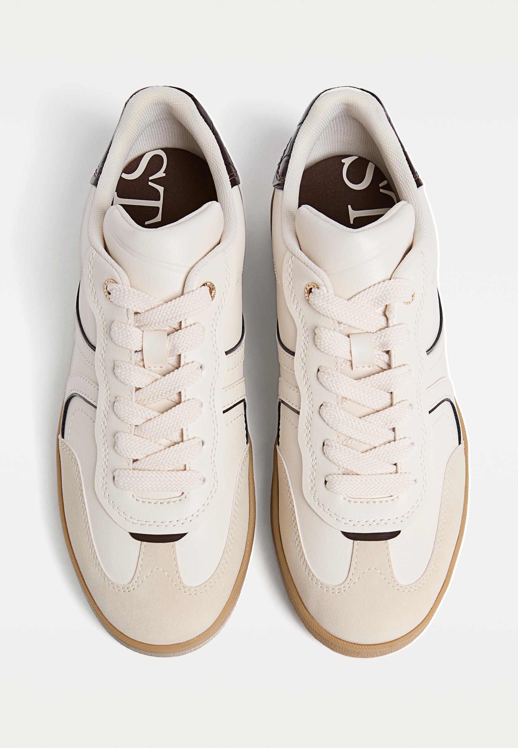 Casual retro trainers — WHITE