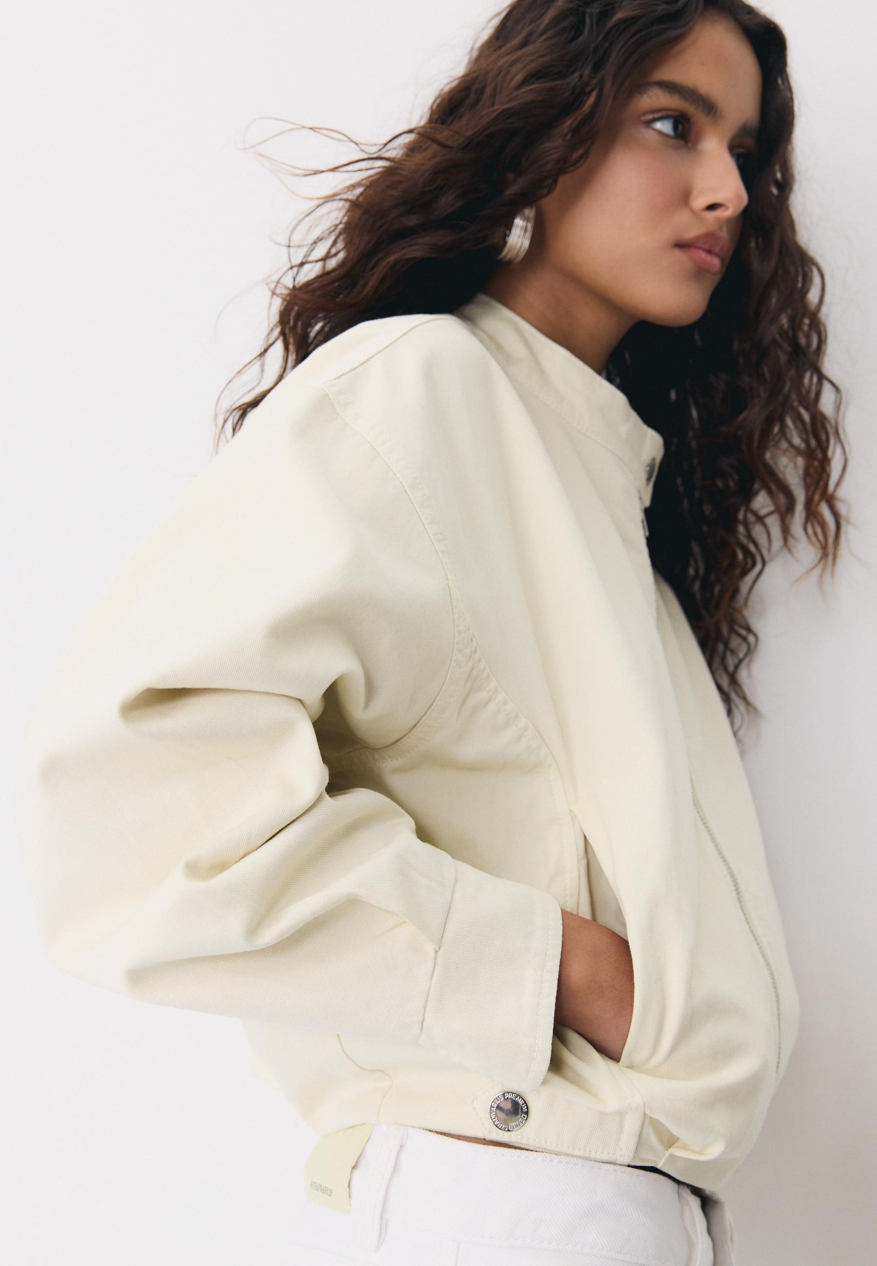 Bomber jacket — Stone