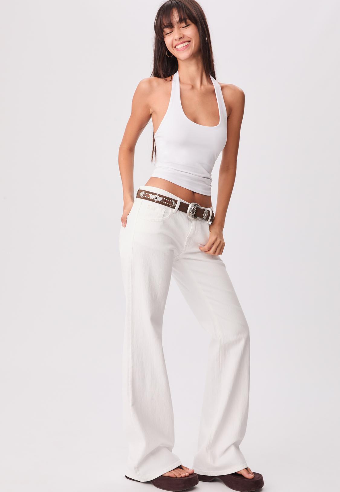 Low waist boot-cut jeans Women's fashion Stradivarius Philippines