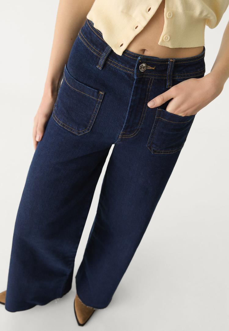 jeans straight fit bolsillos