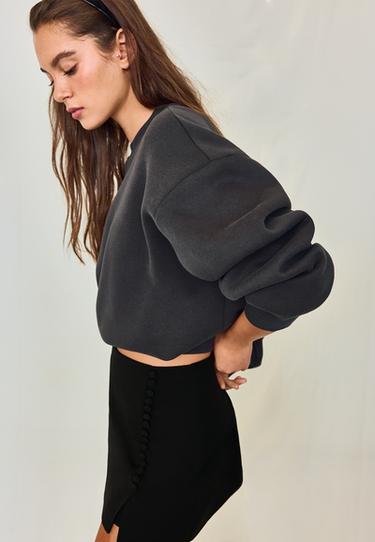 Basic sweatshirt — Dark grey 6