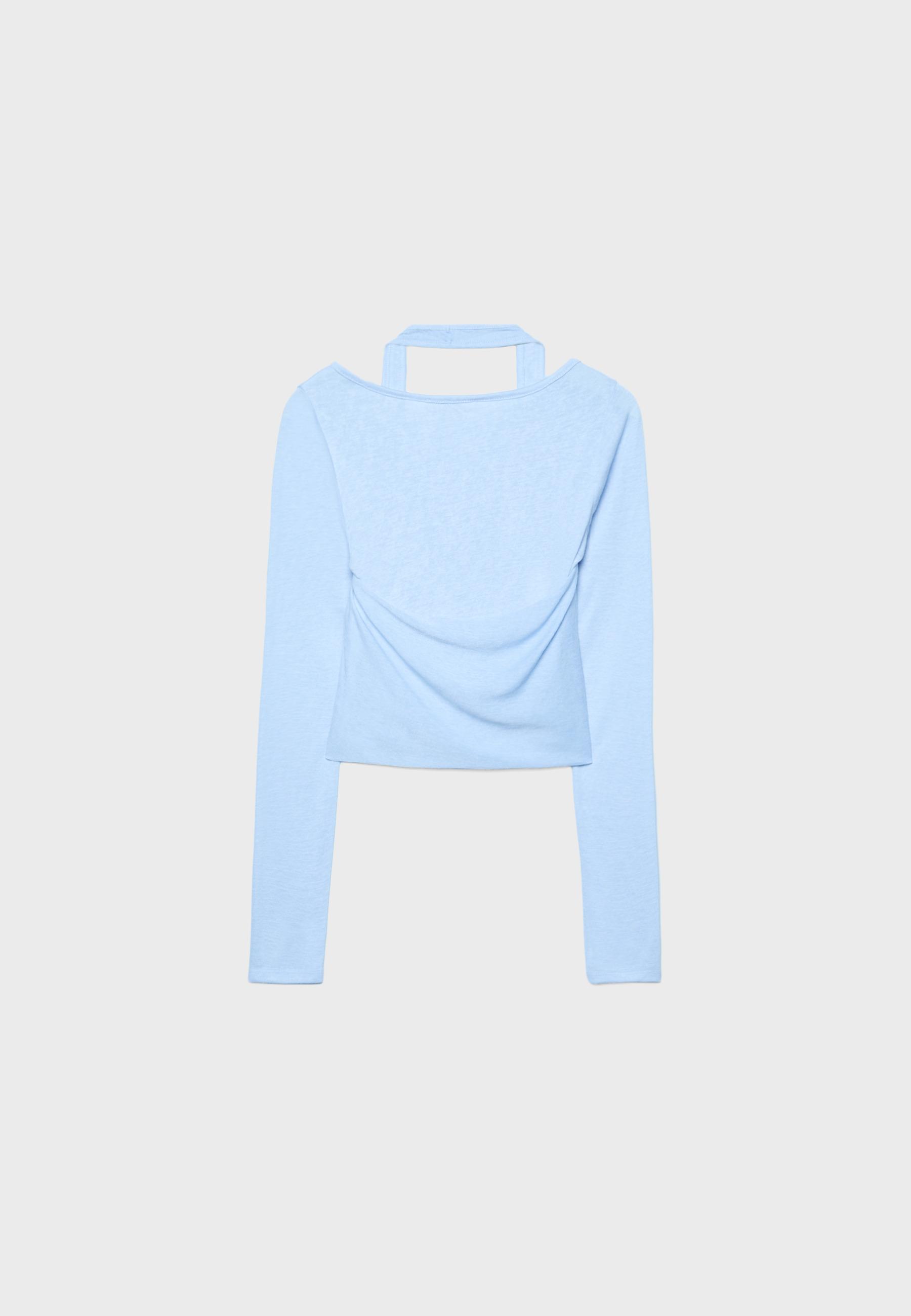 Multi-position T-shirt — Sky blue