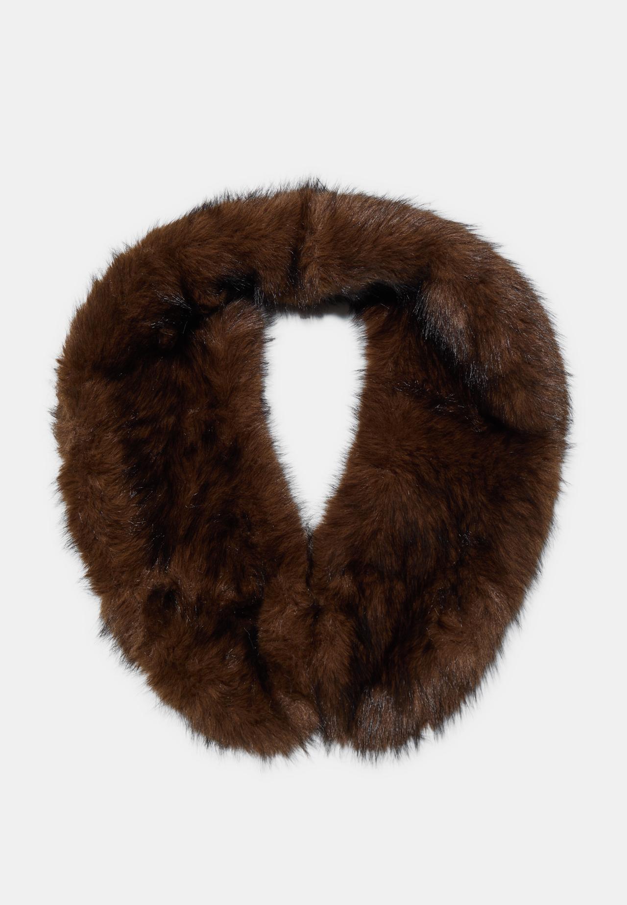 Écharpe fausse fourrure - Mode femme | Stradivarius France