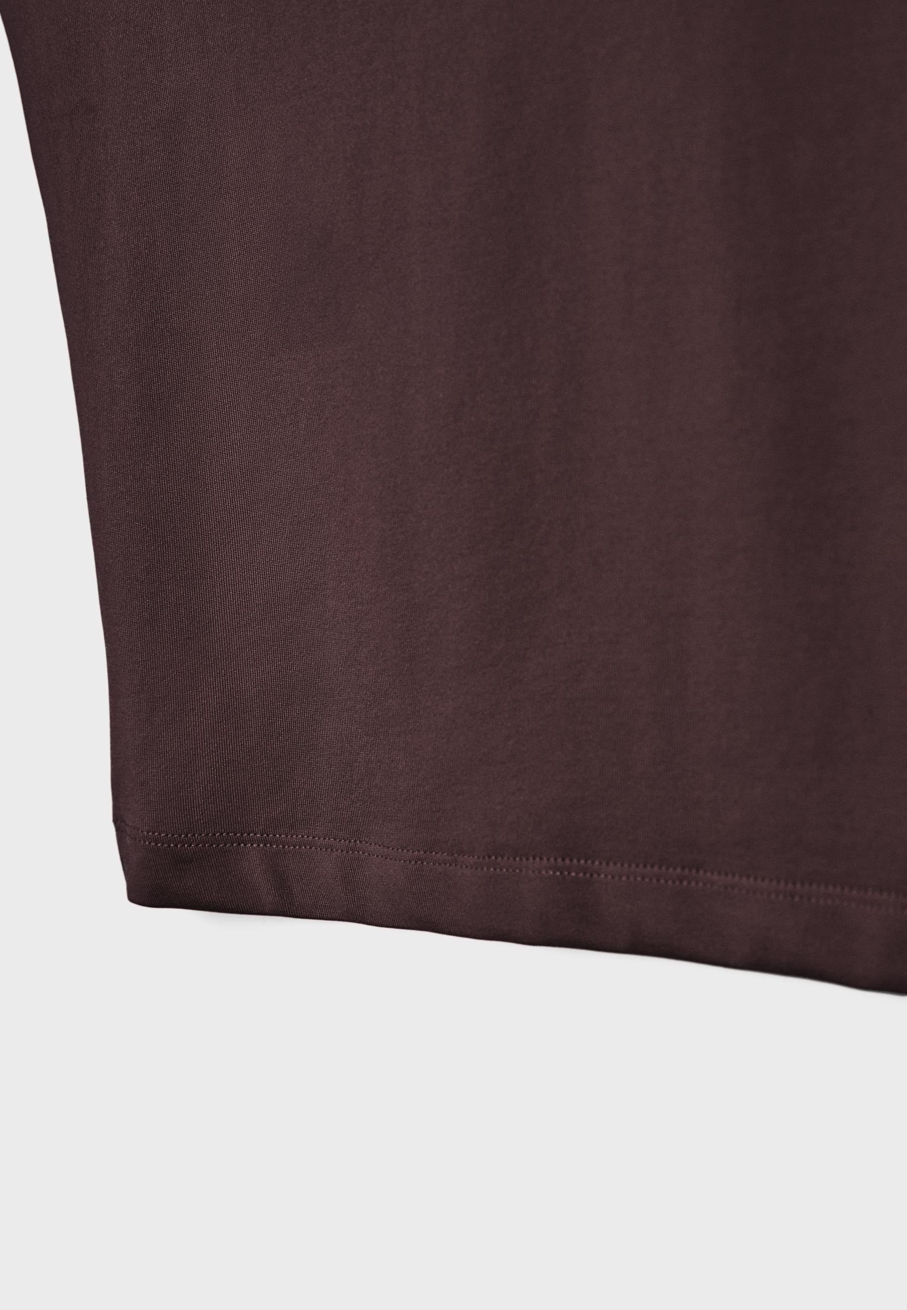 Polyamide T-shirt — Brown