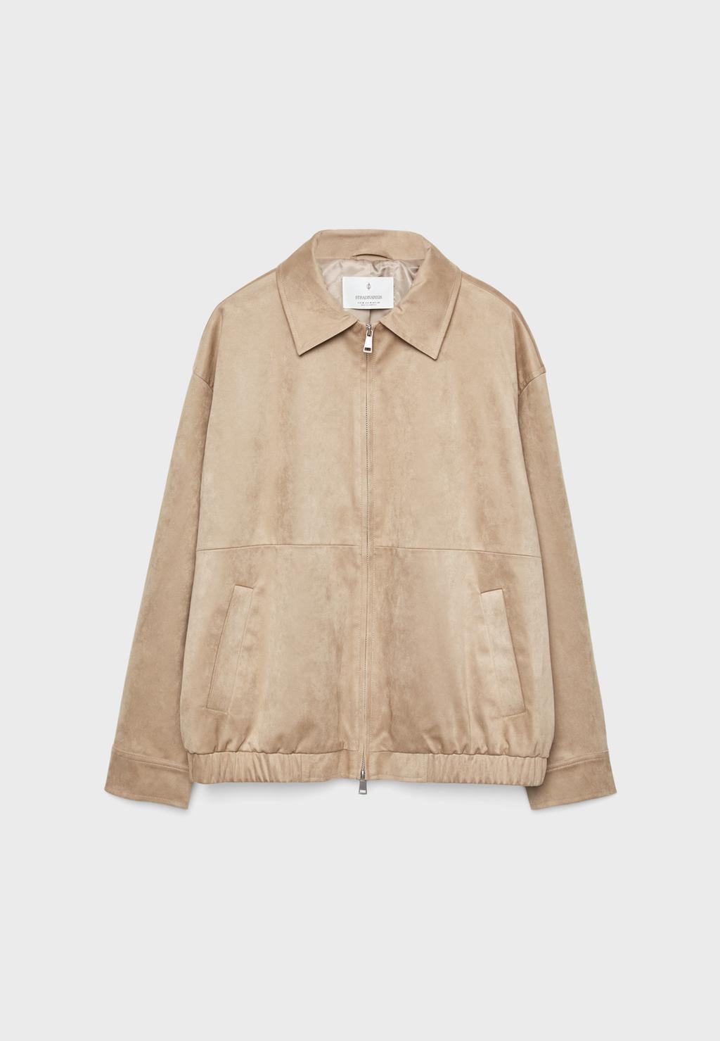 Chaqueta bomber efecto ante