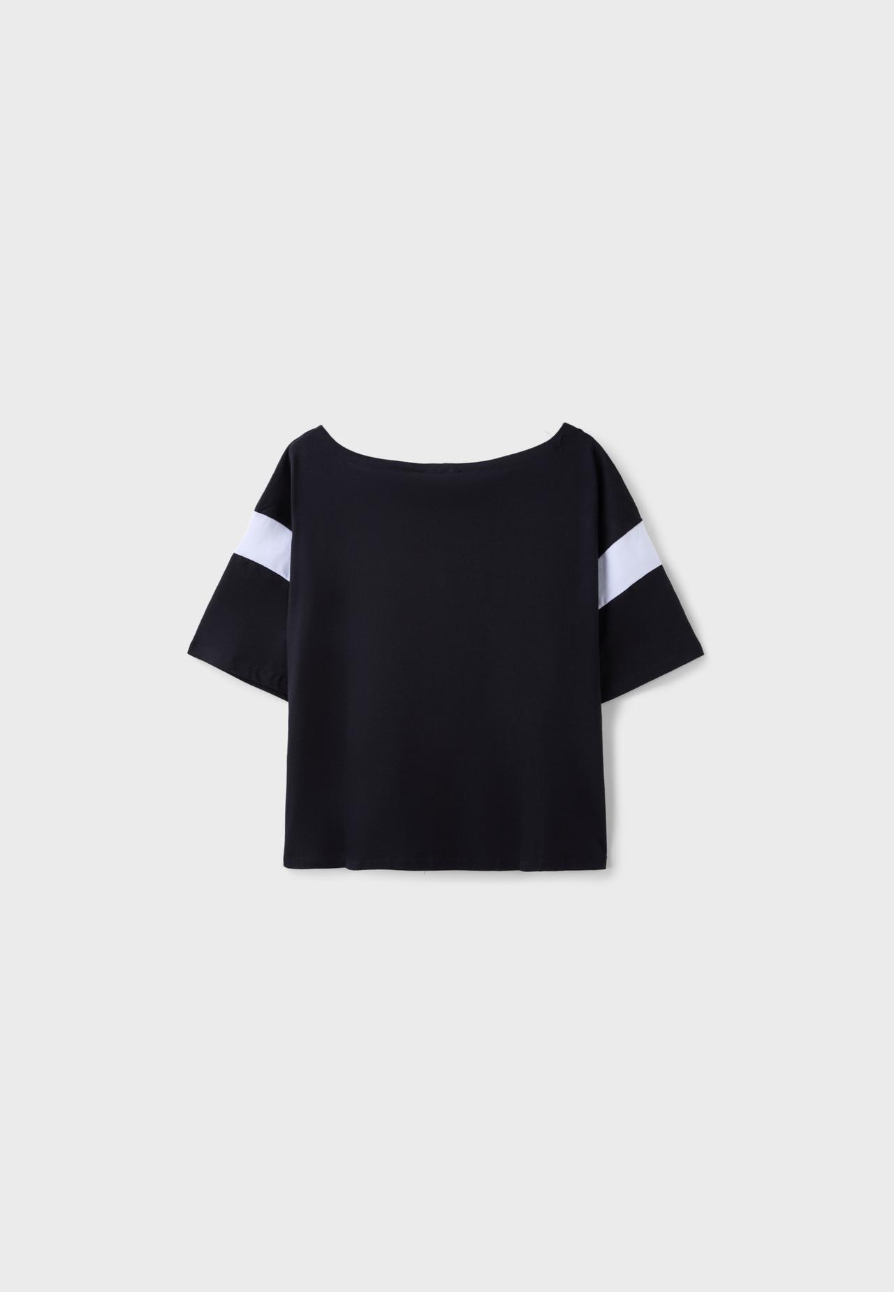 New York 64 positional short sleeve T-shirt — Black