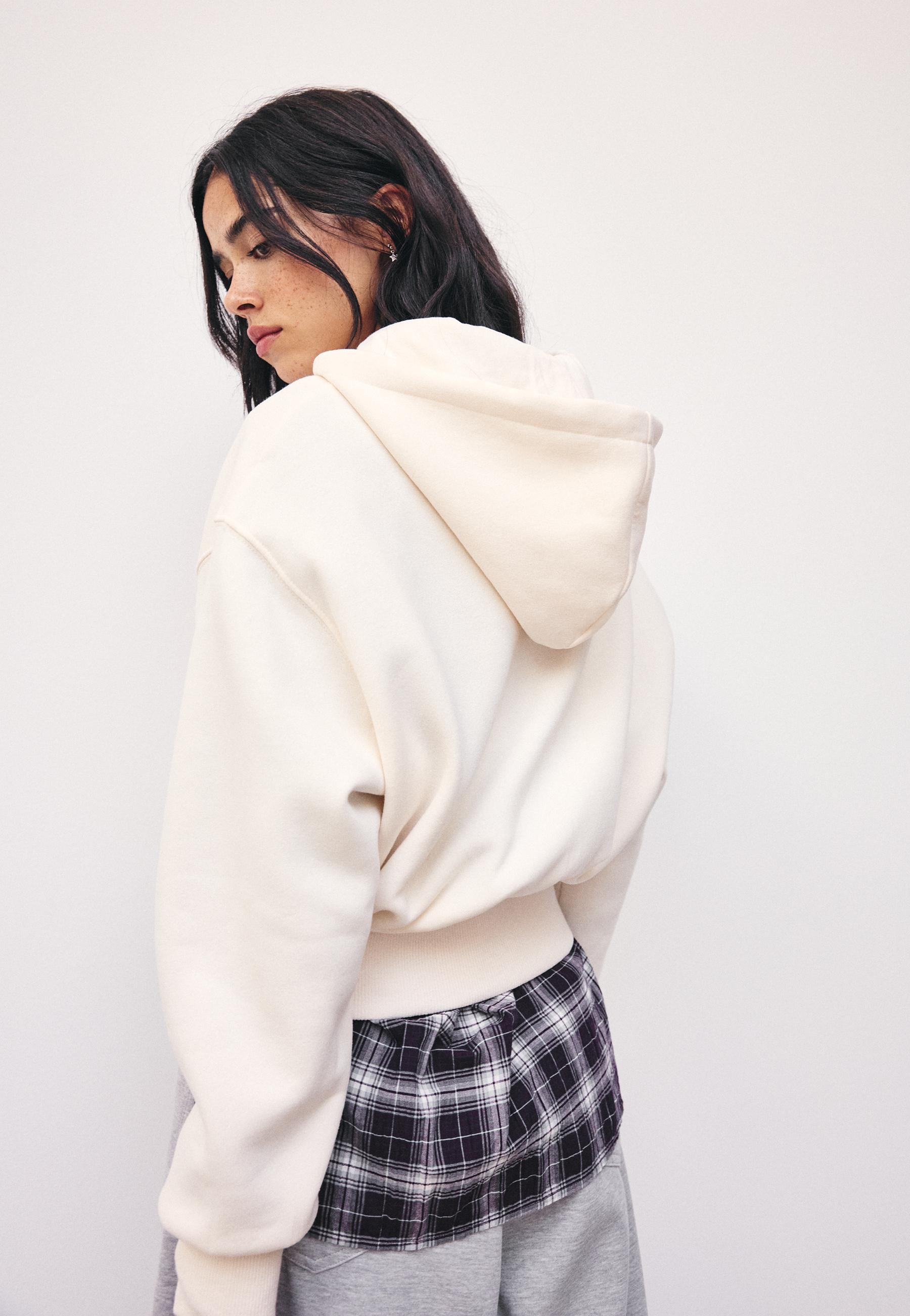 Stradivarius Baskılı regular fit sweatshirt