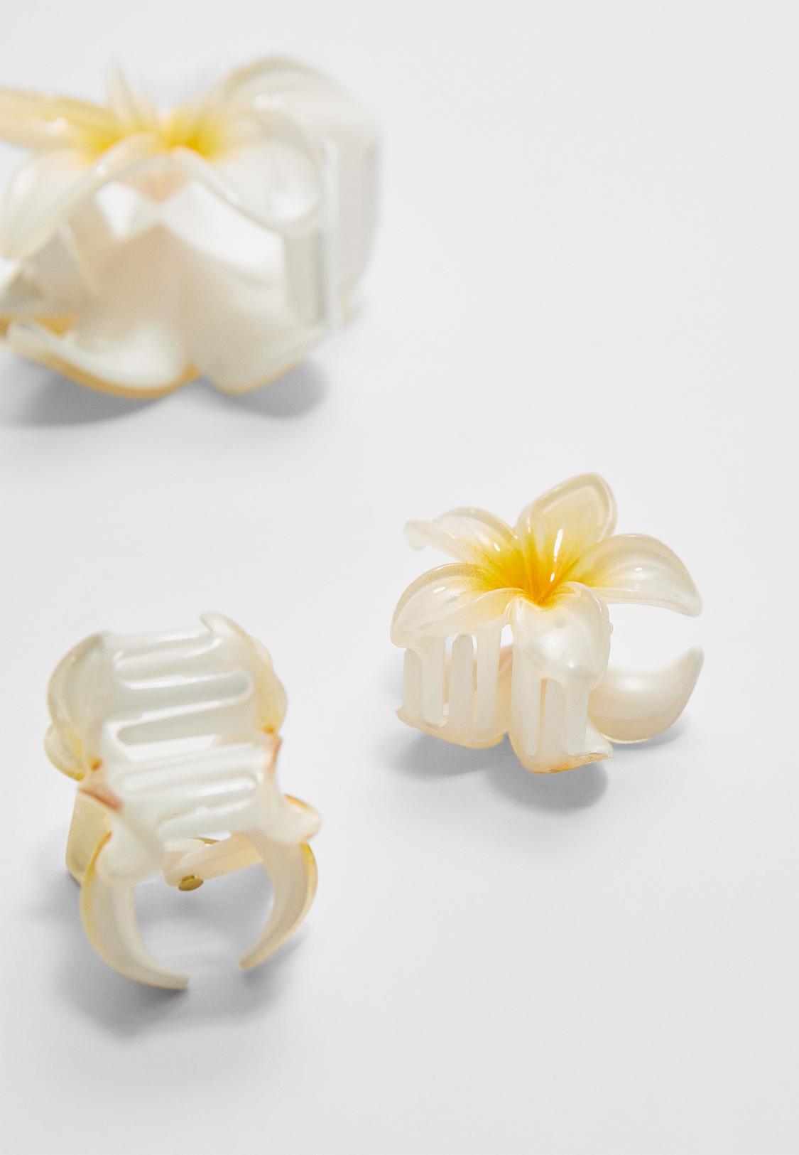 Set Di 6 Mini Mollette A Fiori - Moda Da Donna | Italia - Foto 4