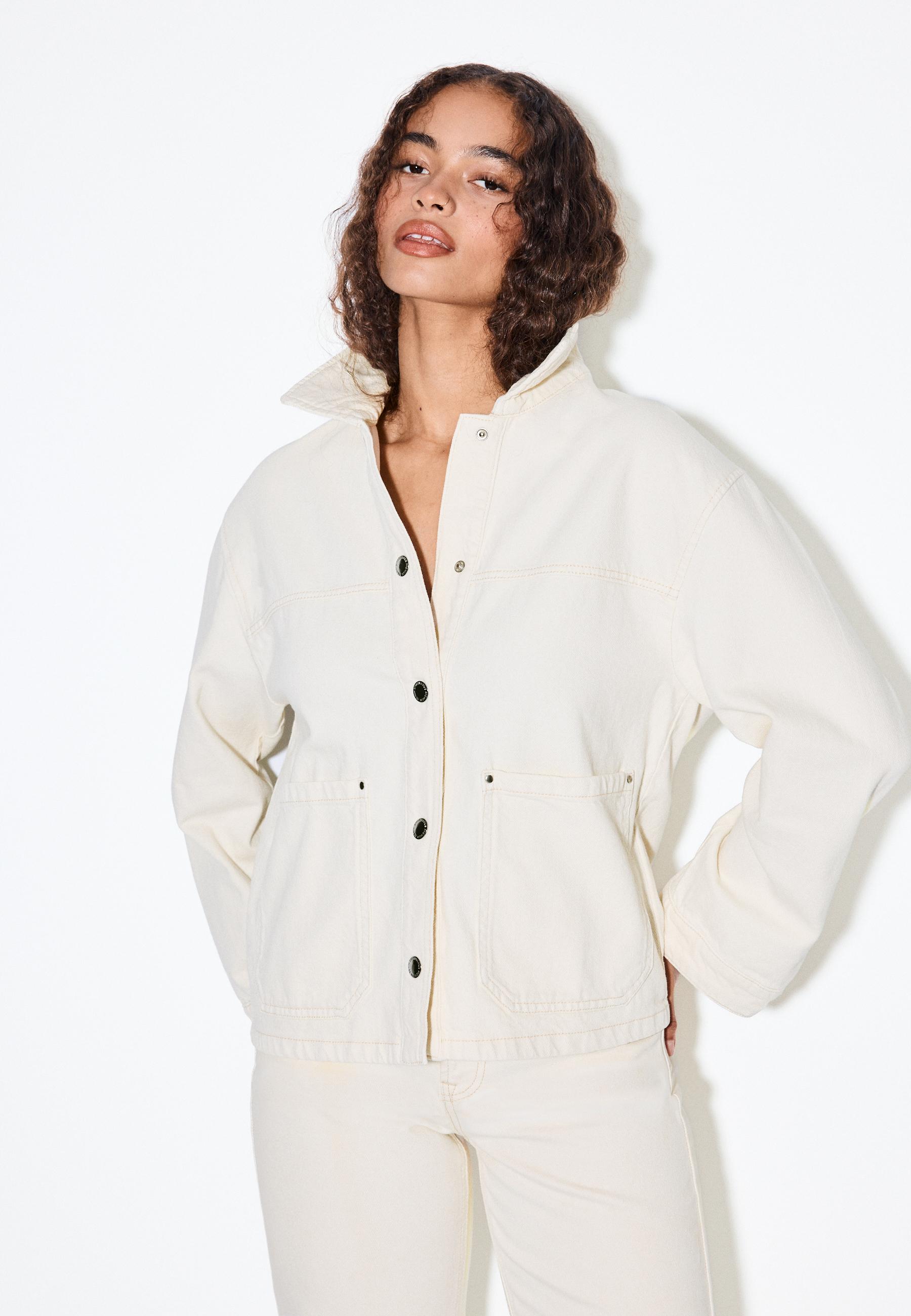 Patch pocket jacket — Vanilla