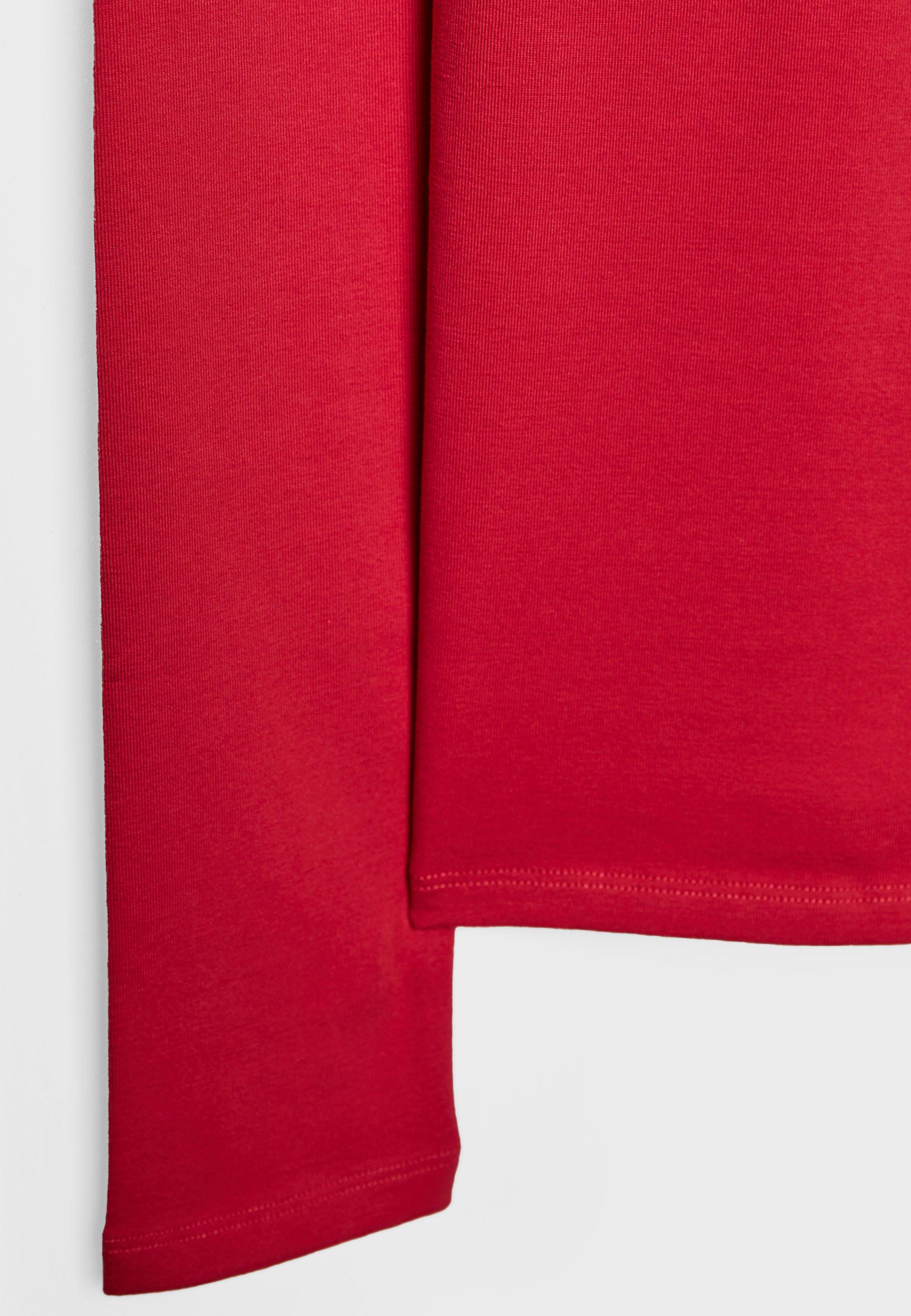 Basic long sleeve T-shirt — Red