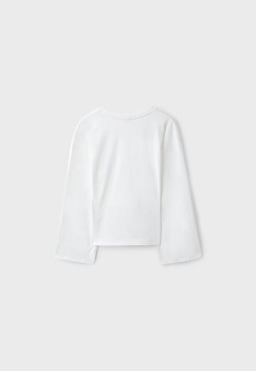 B11 Japanese long sleeve fitted waist T-shirt — Ecru 8