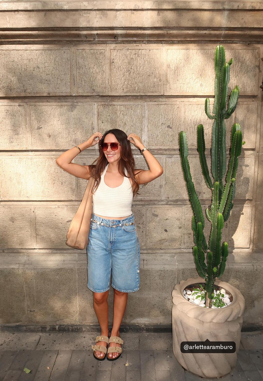 D95 Jort bermuda denim