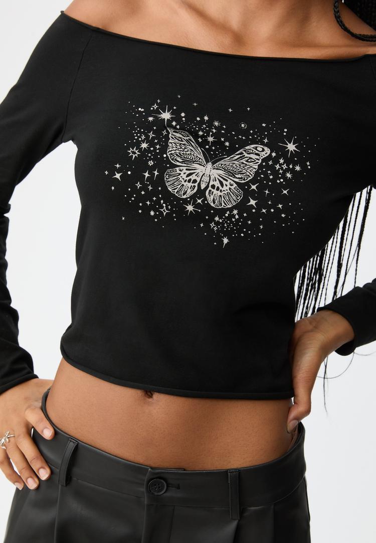 camiseta cuello barco