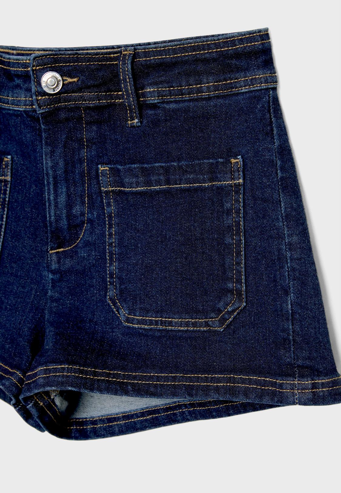 Denim micro shorts Women's fashion Stradivarius Jordan