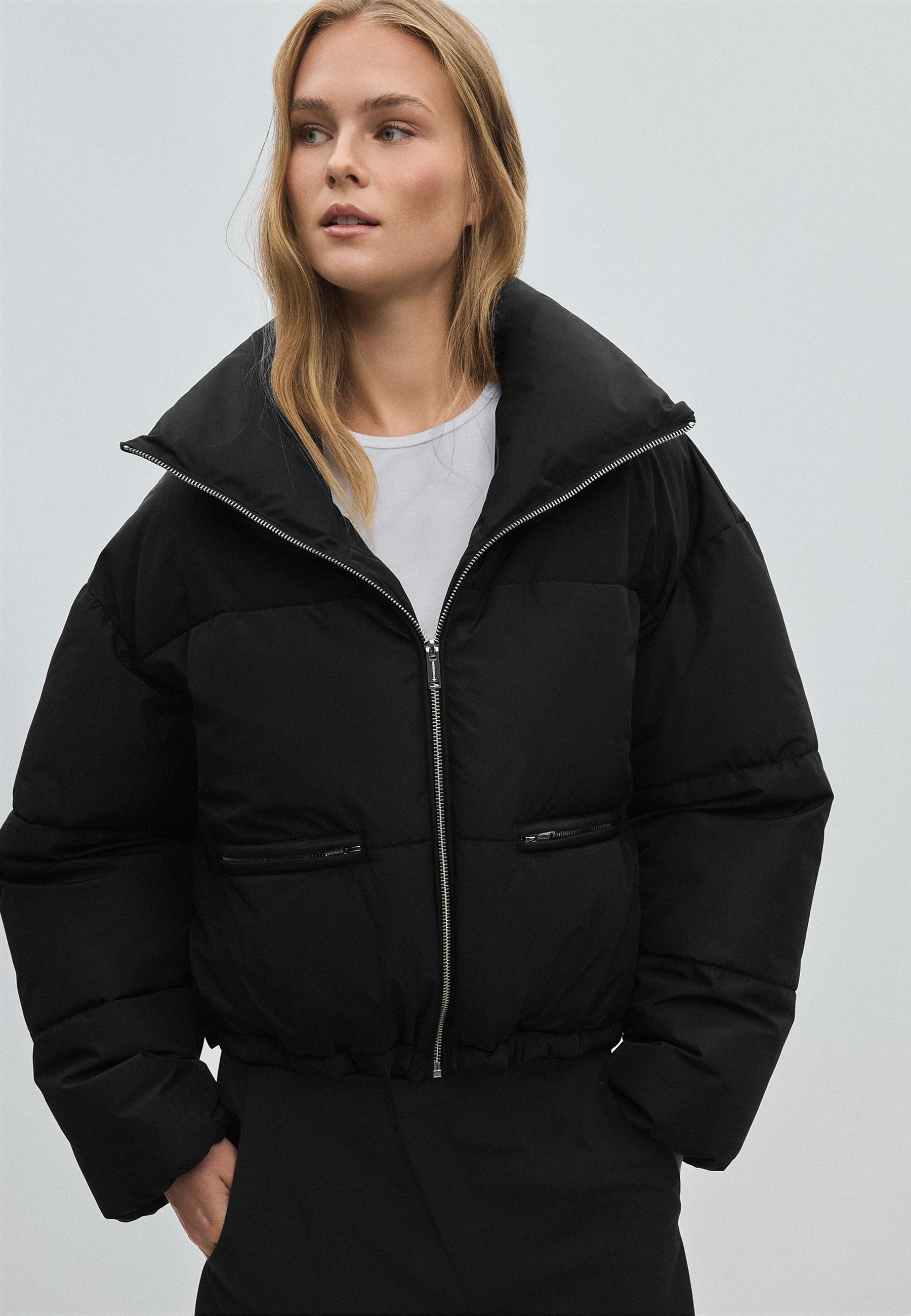 ジャケット・アウター High neck Cropped Down chiiibag High neck cropped down jacket - Women's fashion | Stradivarius