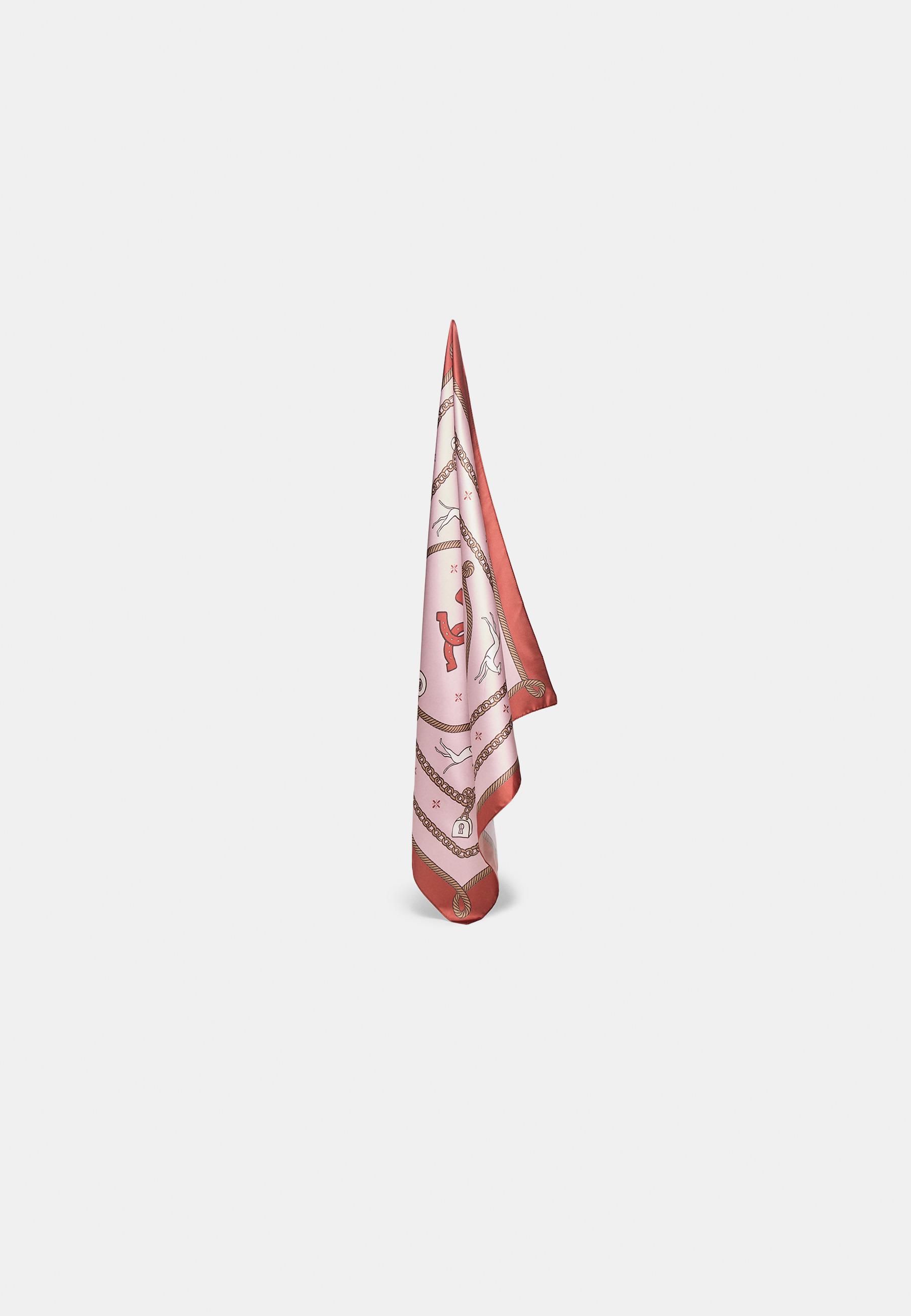 Number 8 ball scarf — Pastel pink