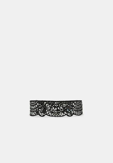 Wavy mirror belt — Black 1