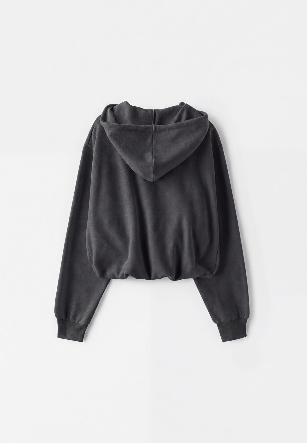 Puffed sweatshirt — Dark grey