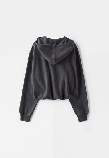 Puffed sweatshirt — Dark grey 8