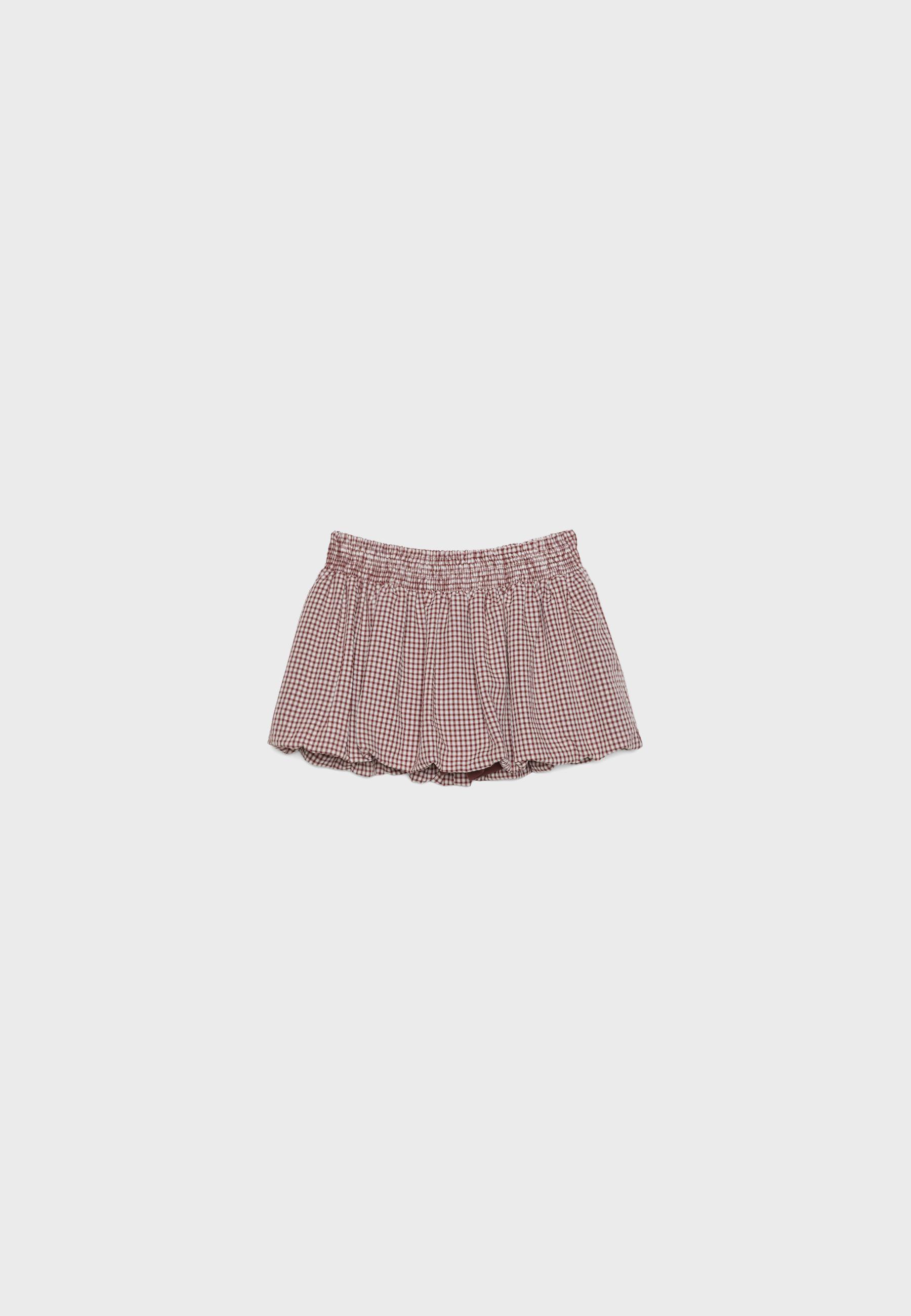 Balloon skort — Terracotta