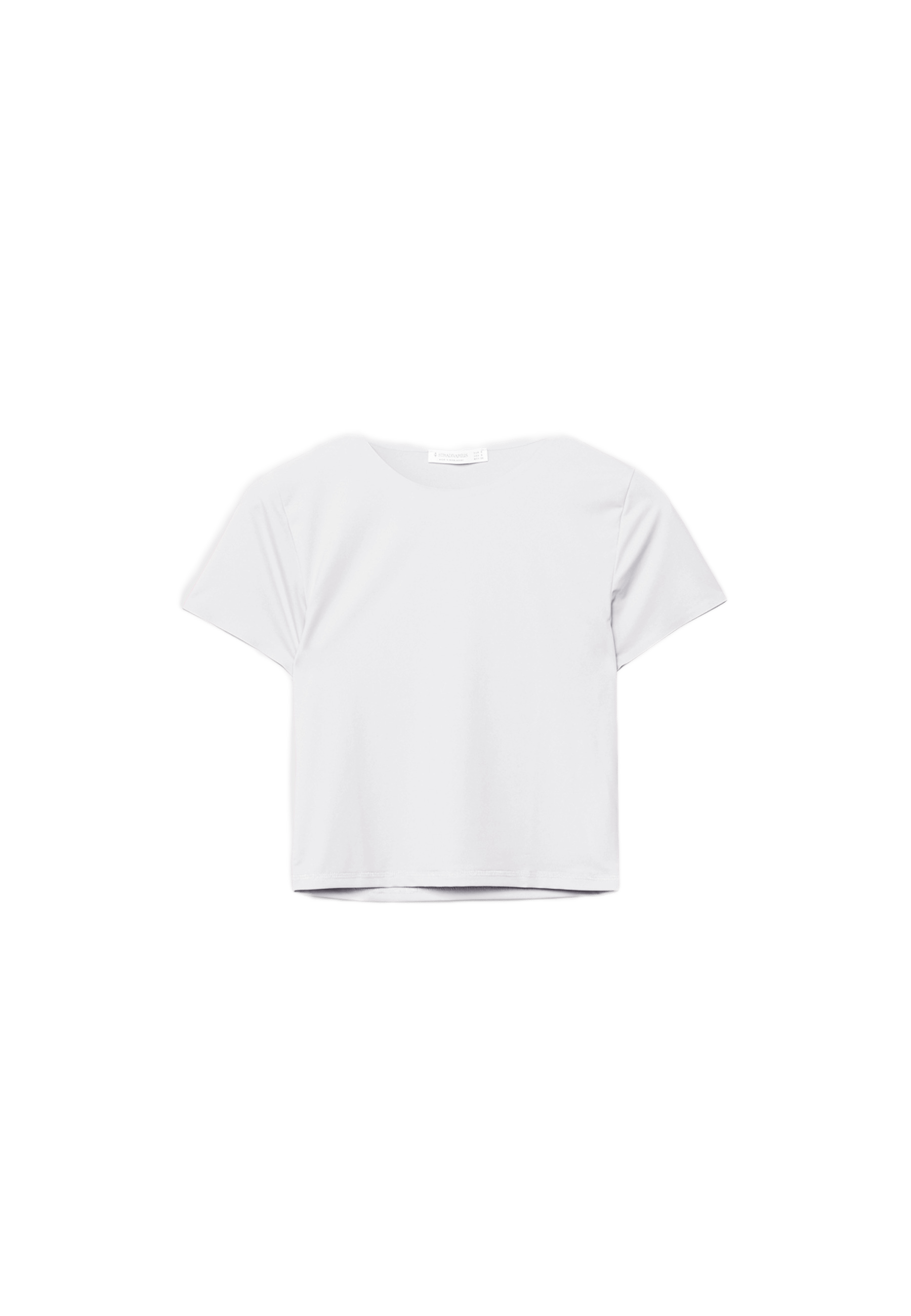 Basic polyamide T-shirt — White