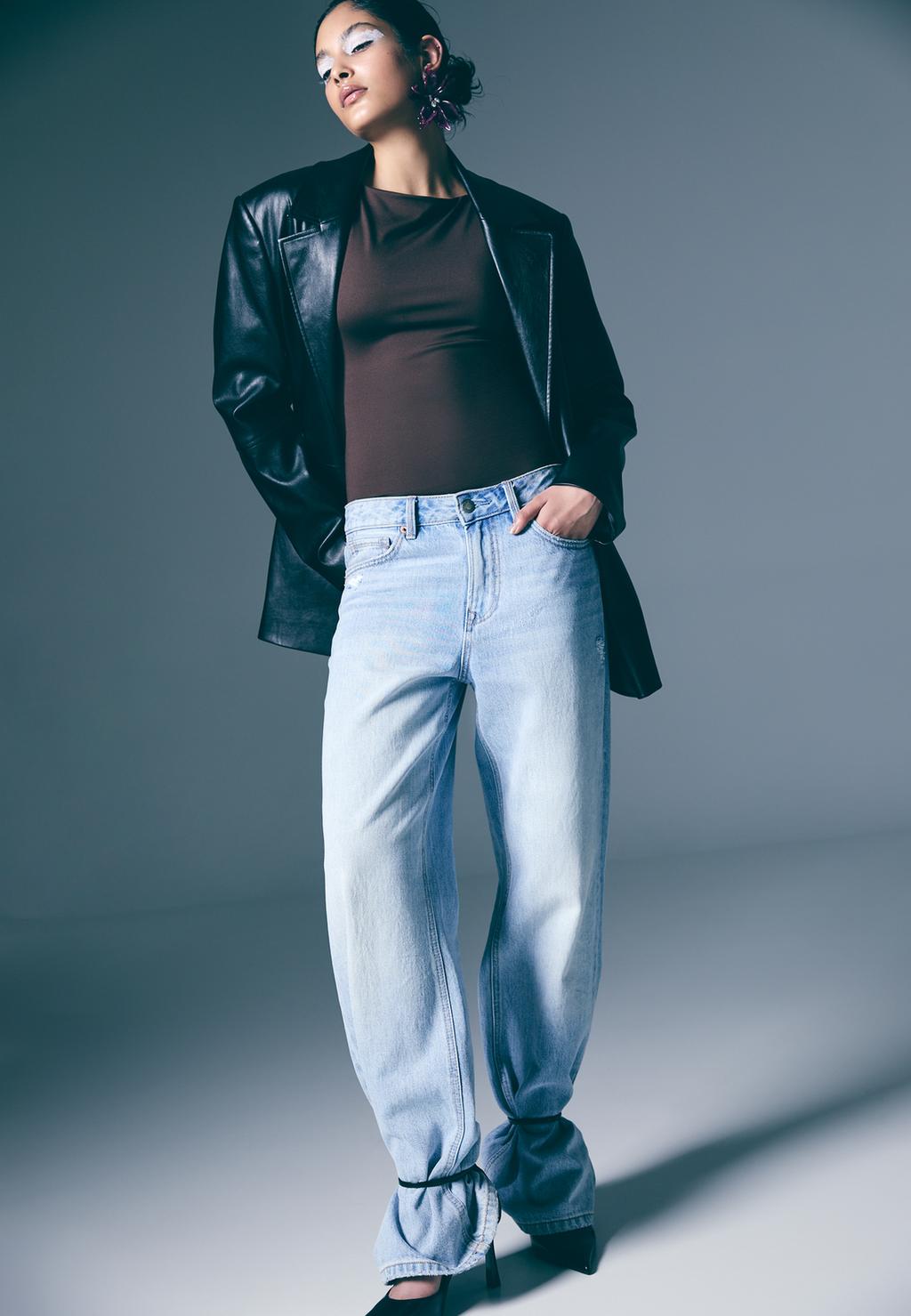 D92 straight wide-leg jeans