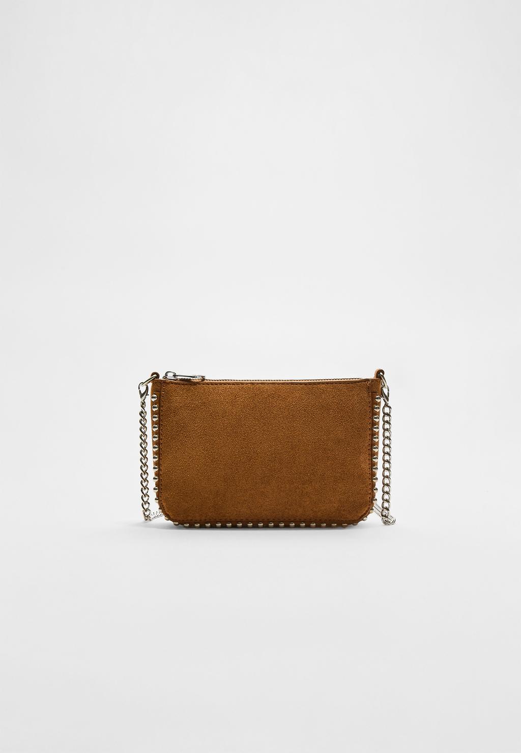 Mini-sac petites perles effet daim