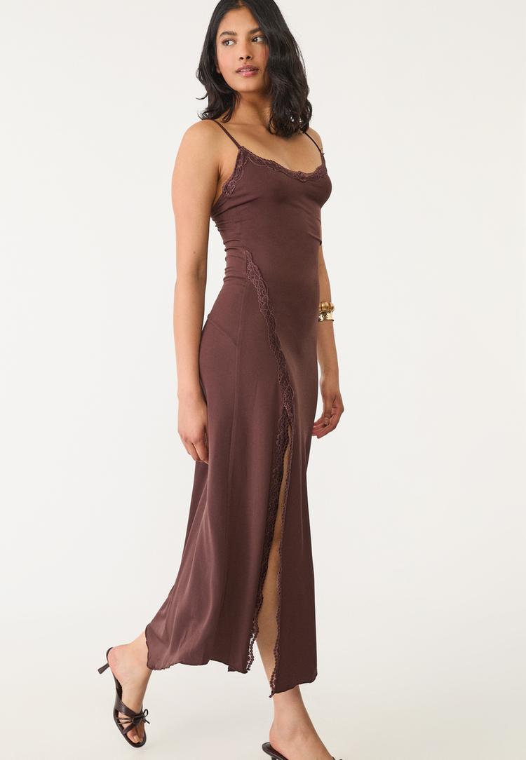 vestido largo encaje
