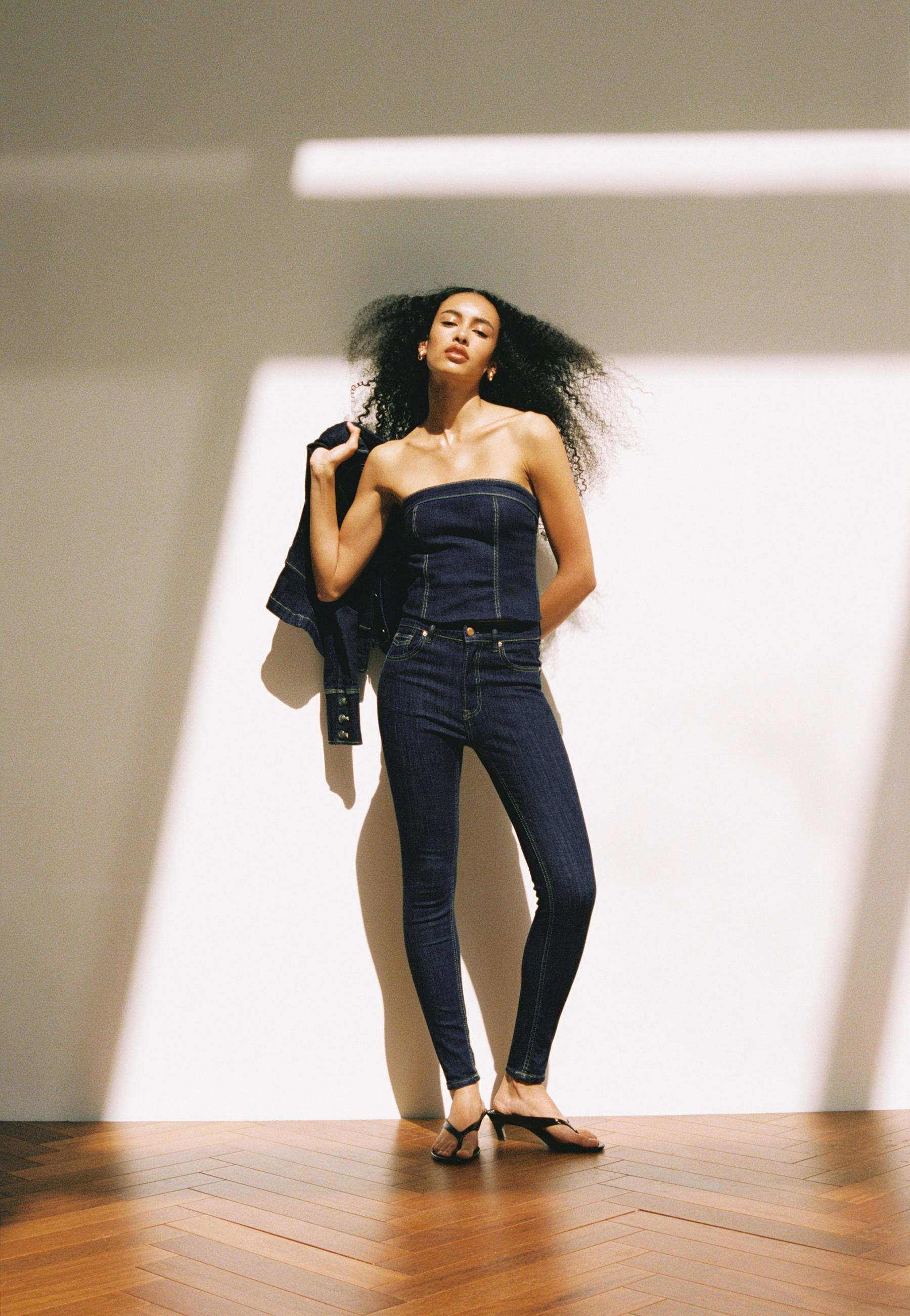 D07 normal bel skinny jean - Görsel 10