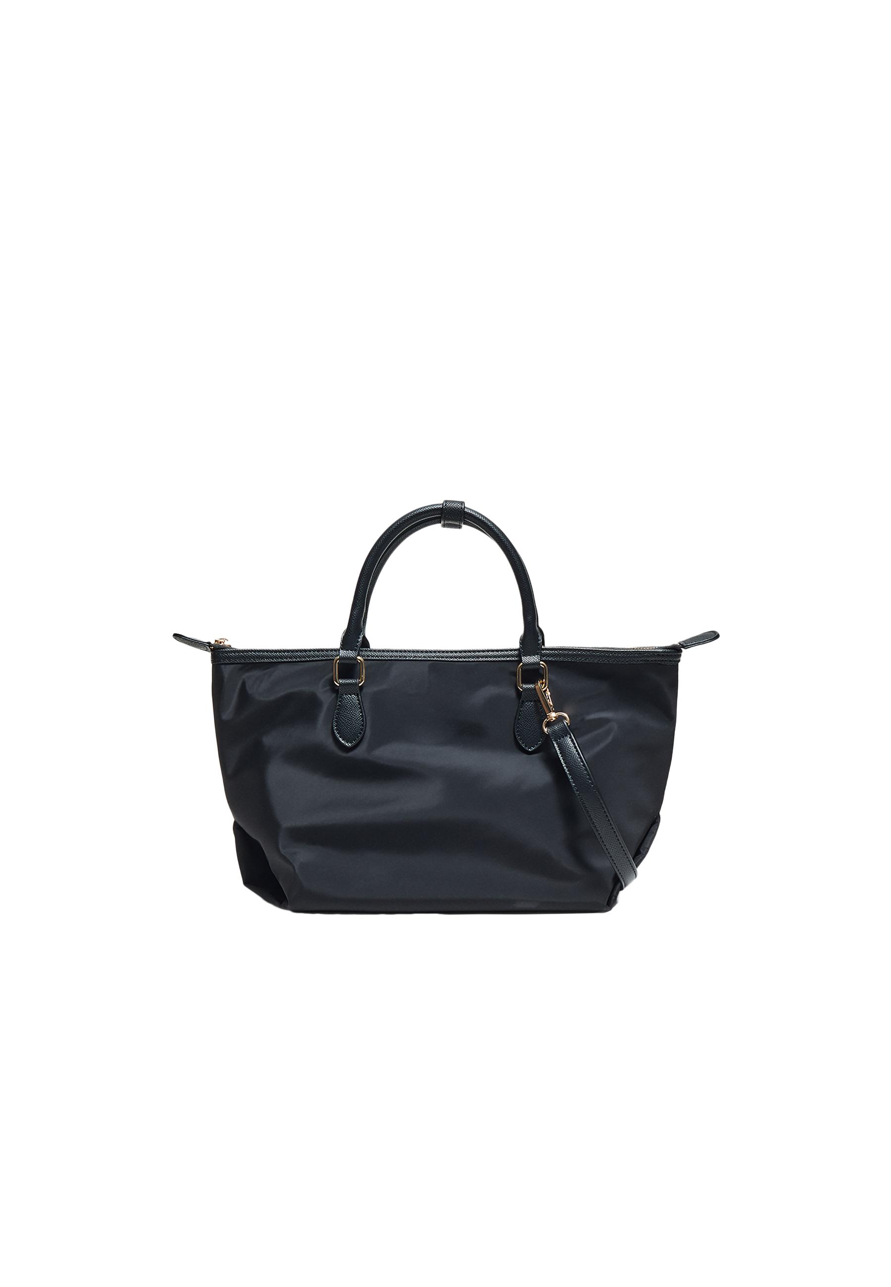 Zipped crossbody bag — Black