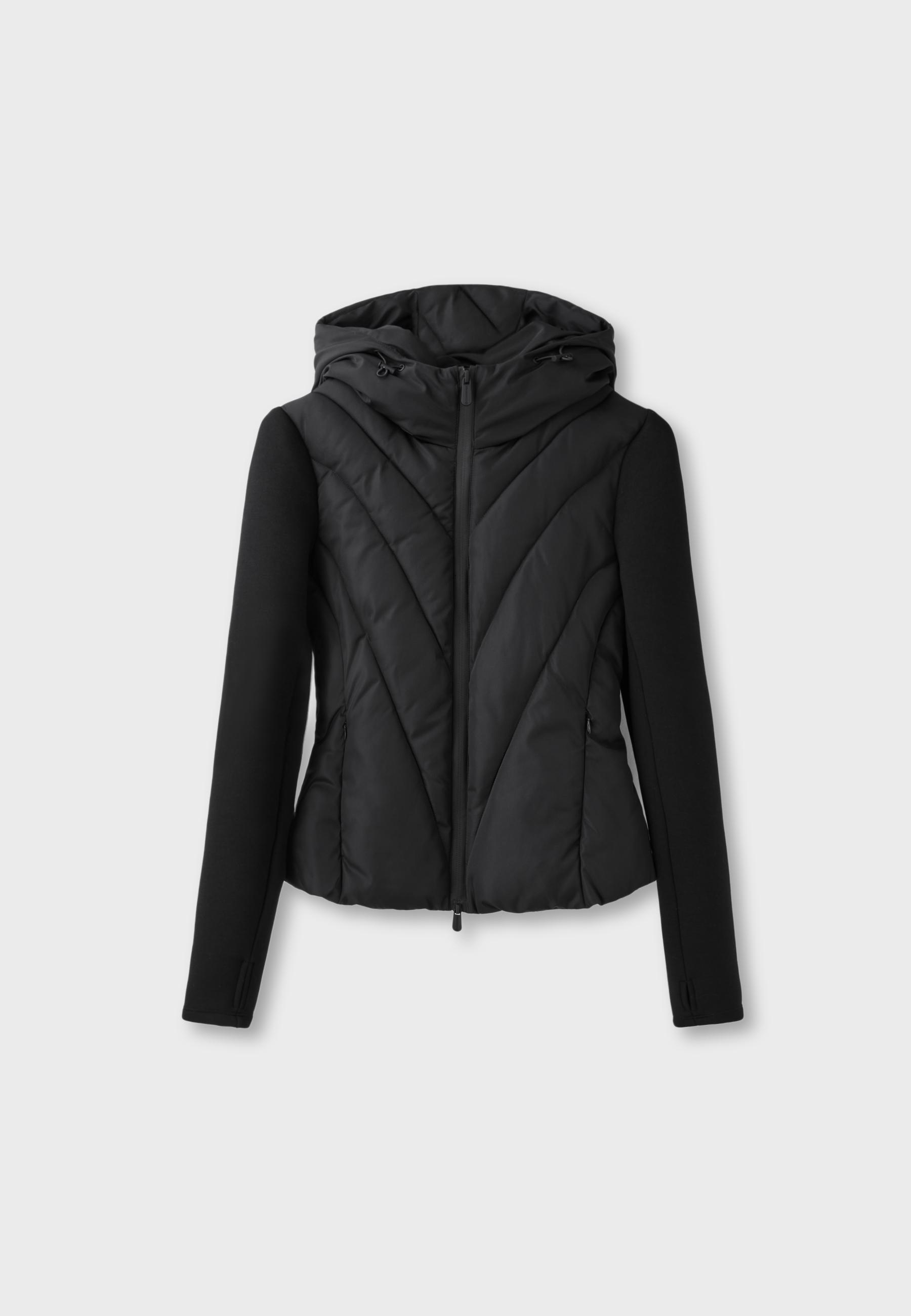 Cazadora acolchada mangas neopreno
