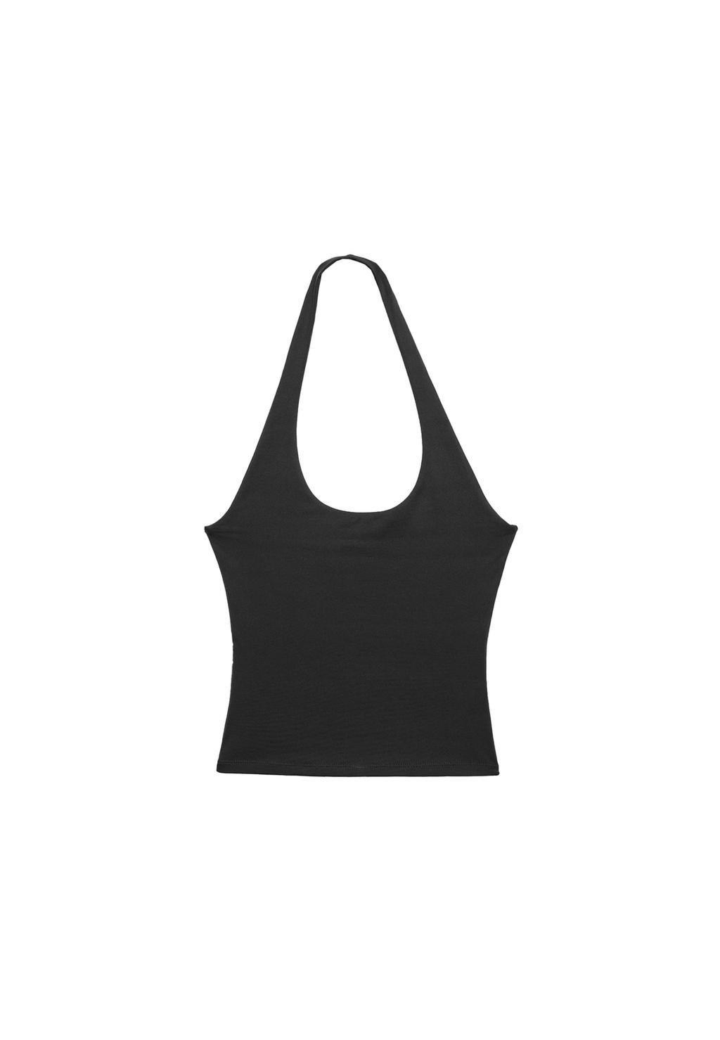 Halter yakalı tişört
