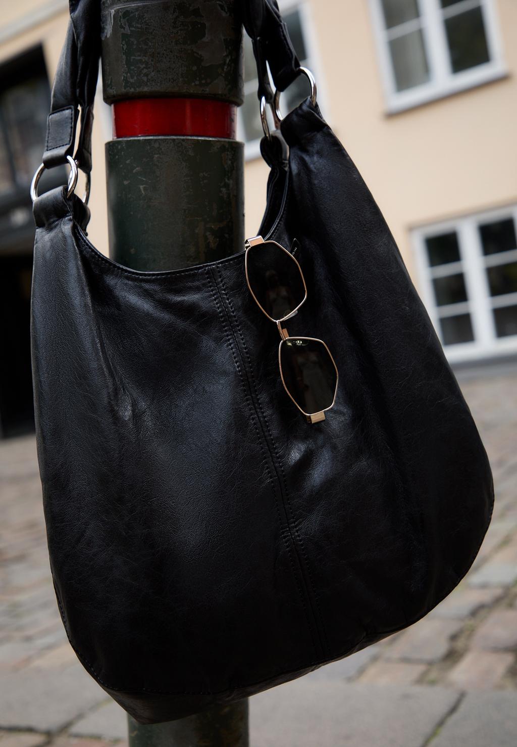 Bolso asa efecto piel