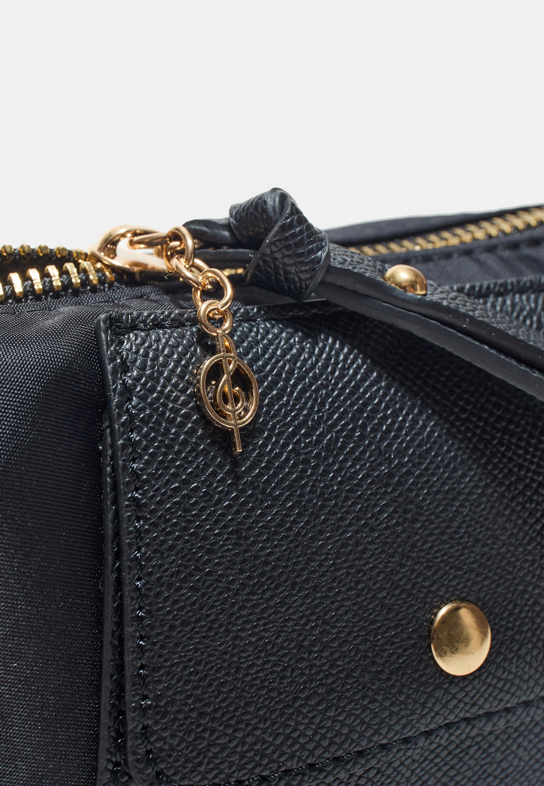 Contrast mini bag — Black