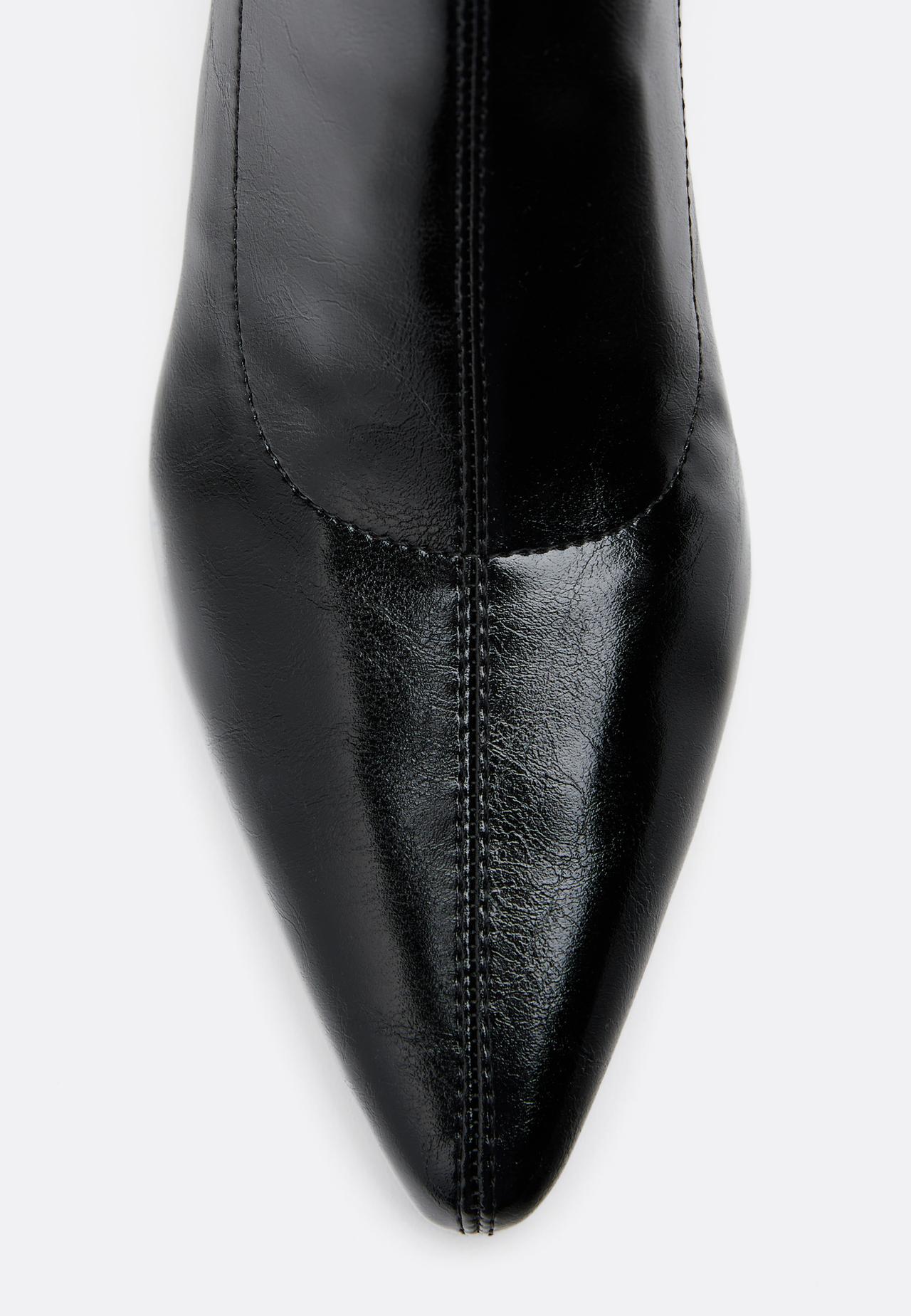 Wedge heel ankle boots — BLACK 