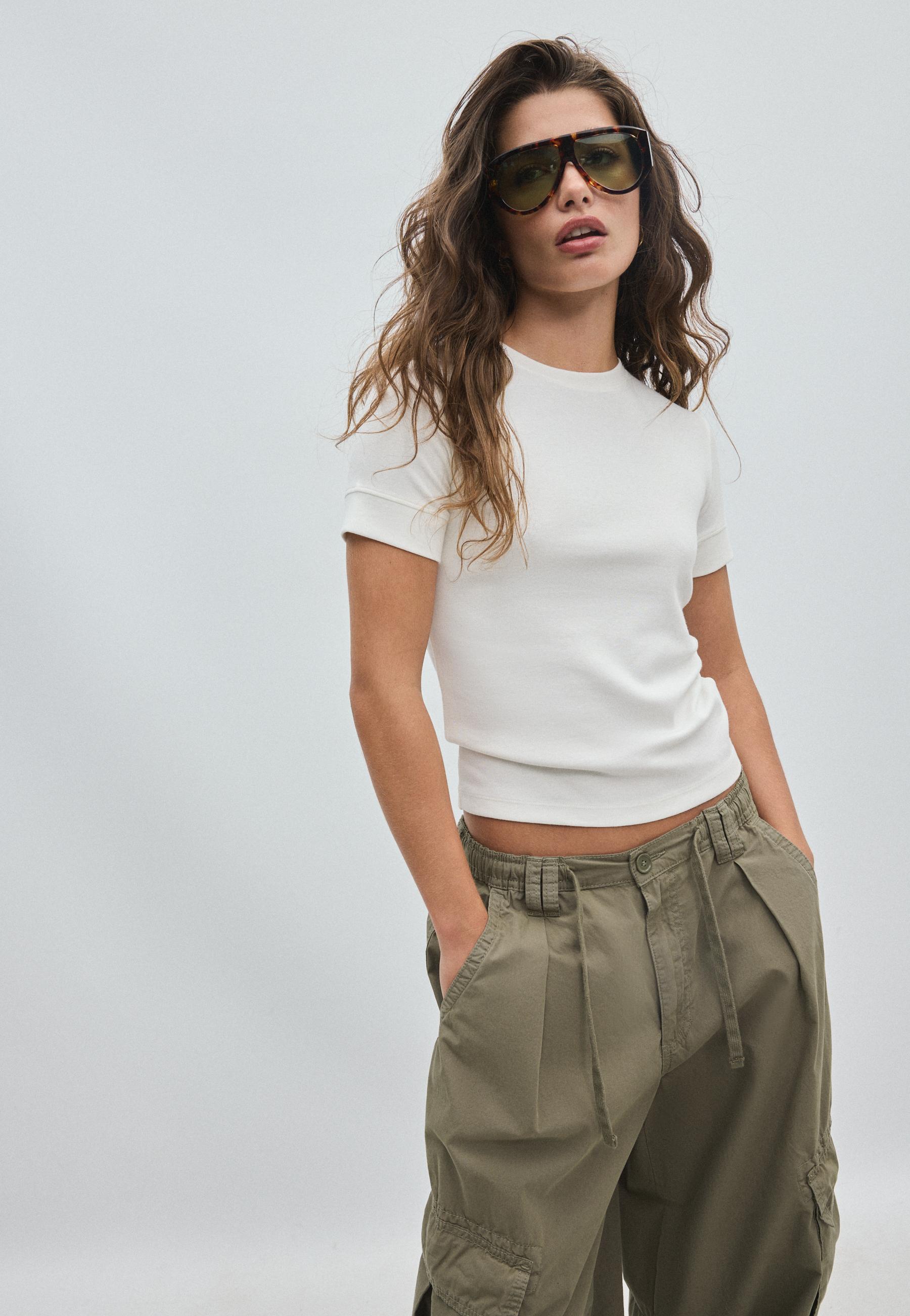 Basic short sleeve T-shirt — White