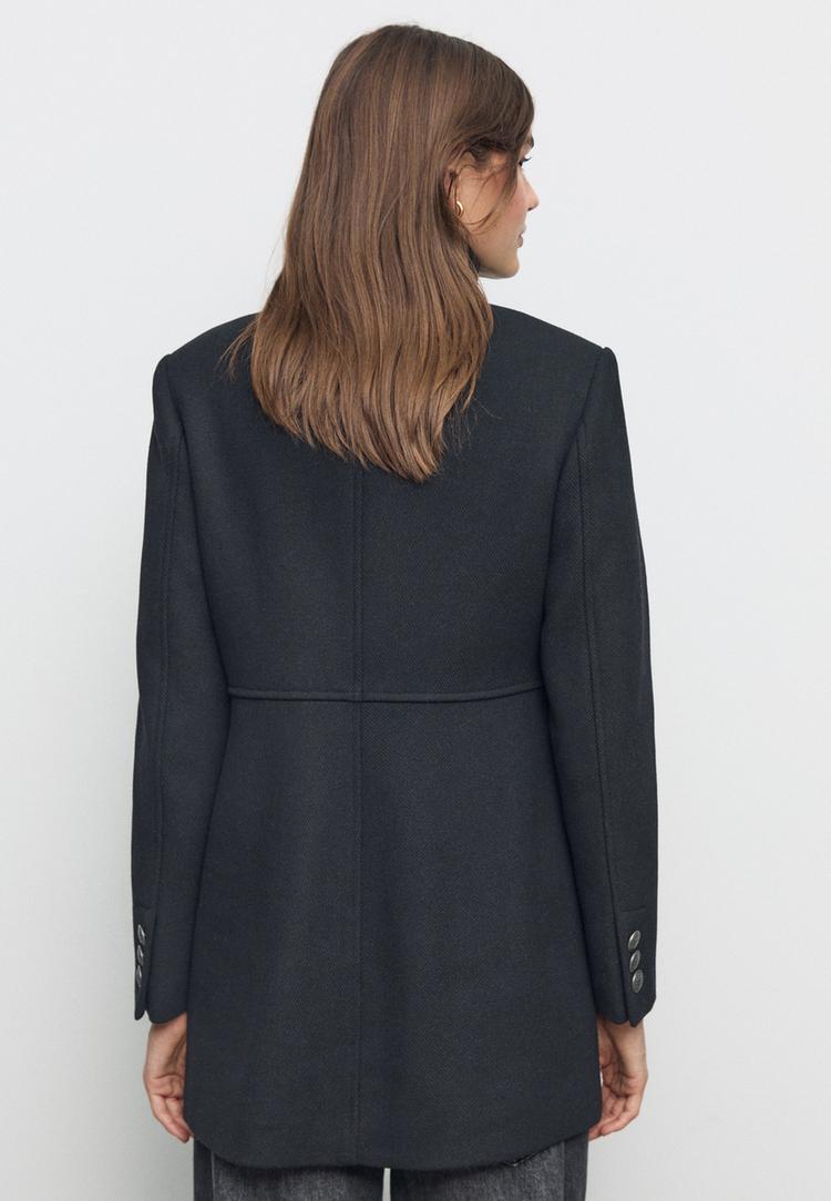 abrigo doble botonadura