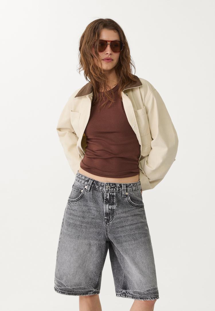 d95 jort bermuda denim