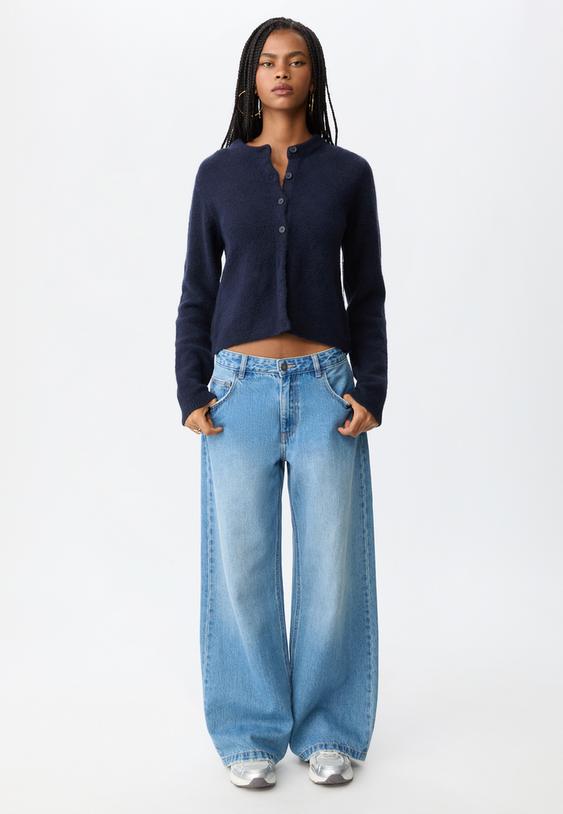 chaqueta botones punto