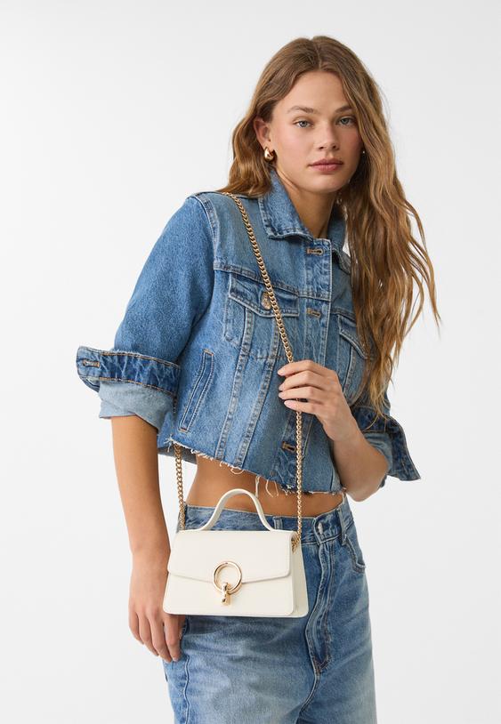 sac bandouliere a fermeture ronde