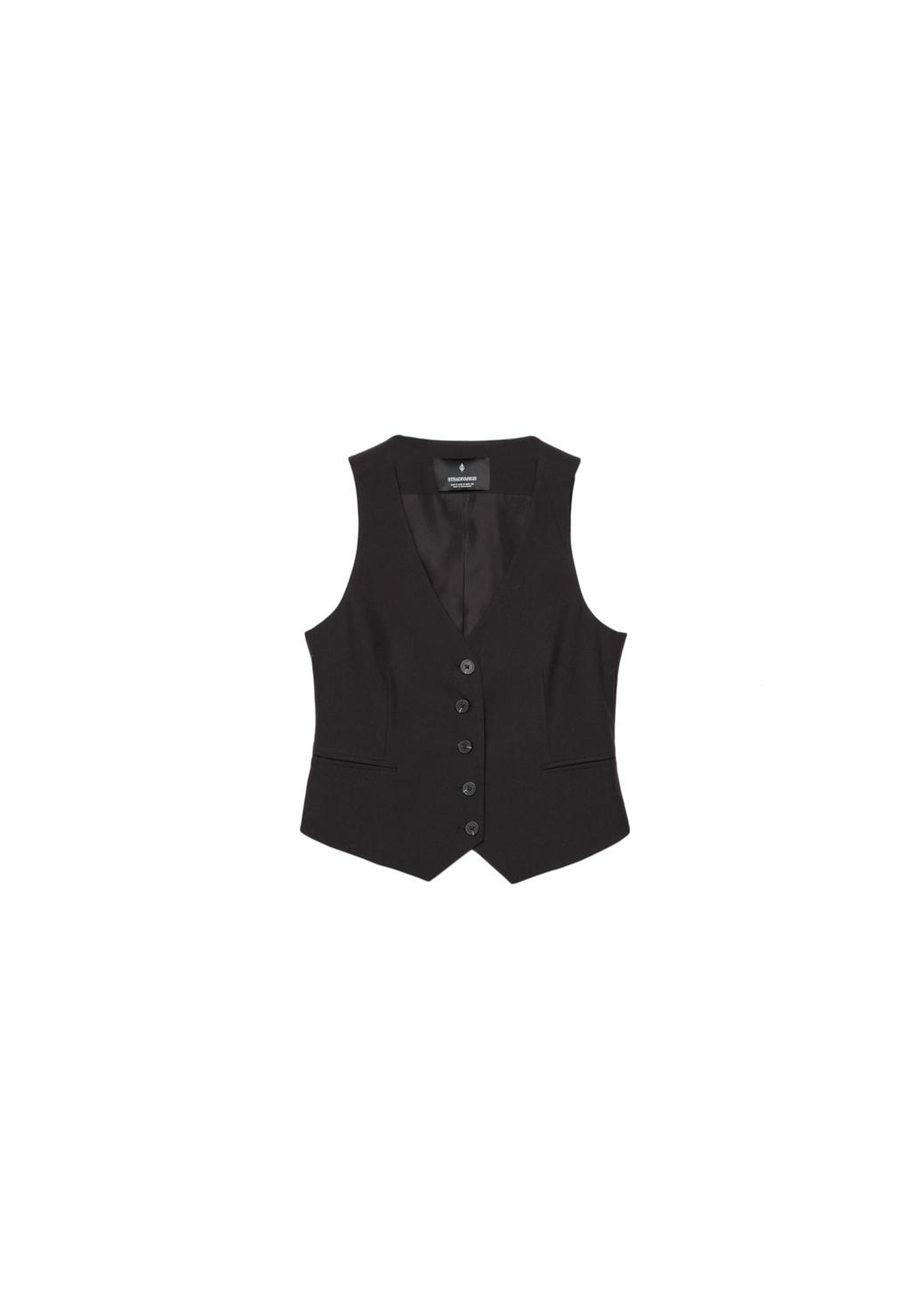 Short buttoned waistcoat