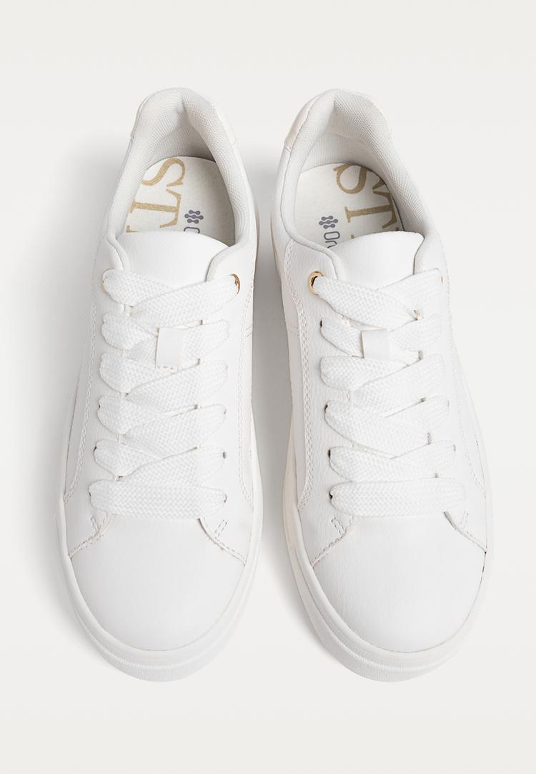 zapatillas plataforma blancas