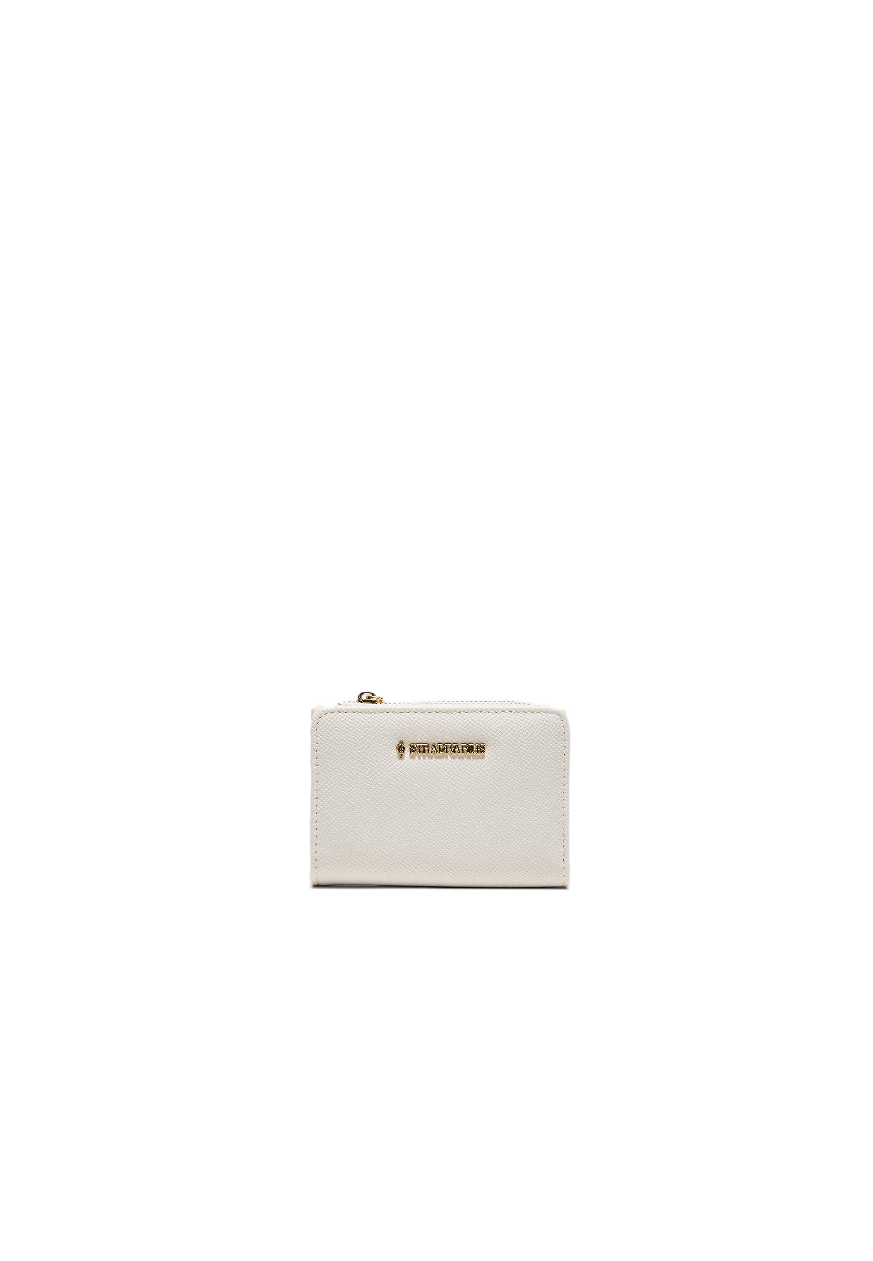 SAFFIANO CARD HOLDER PURSE — White