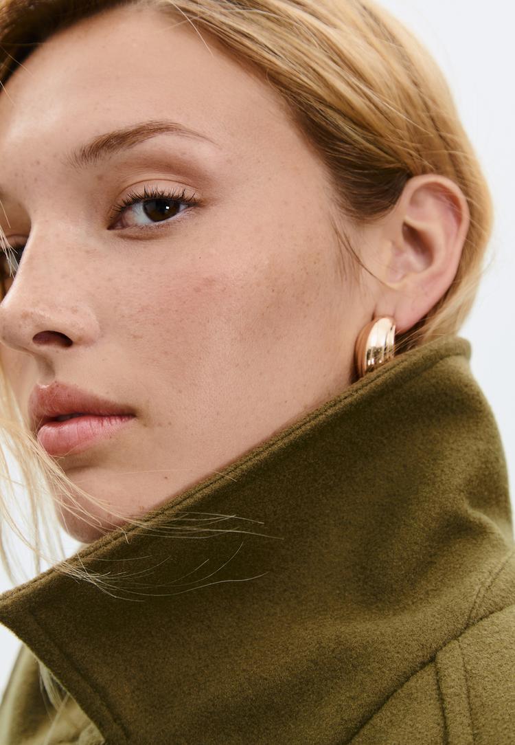 yumusak dokunuslu trenckot l05818183