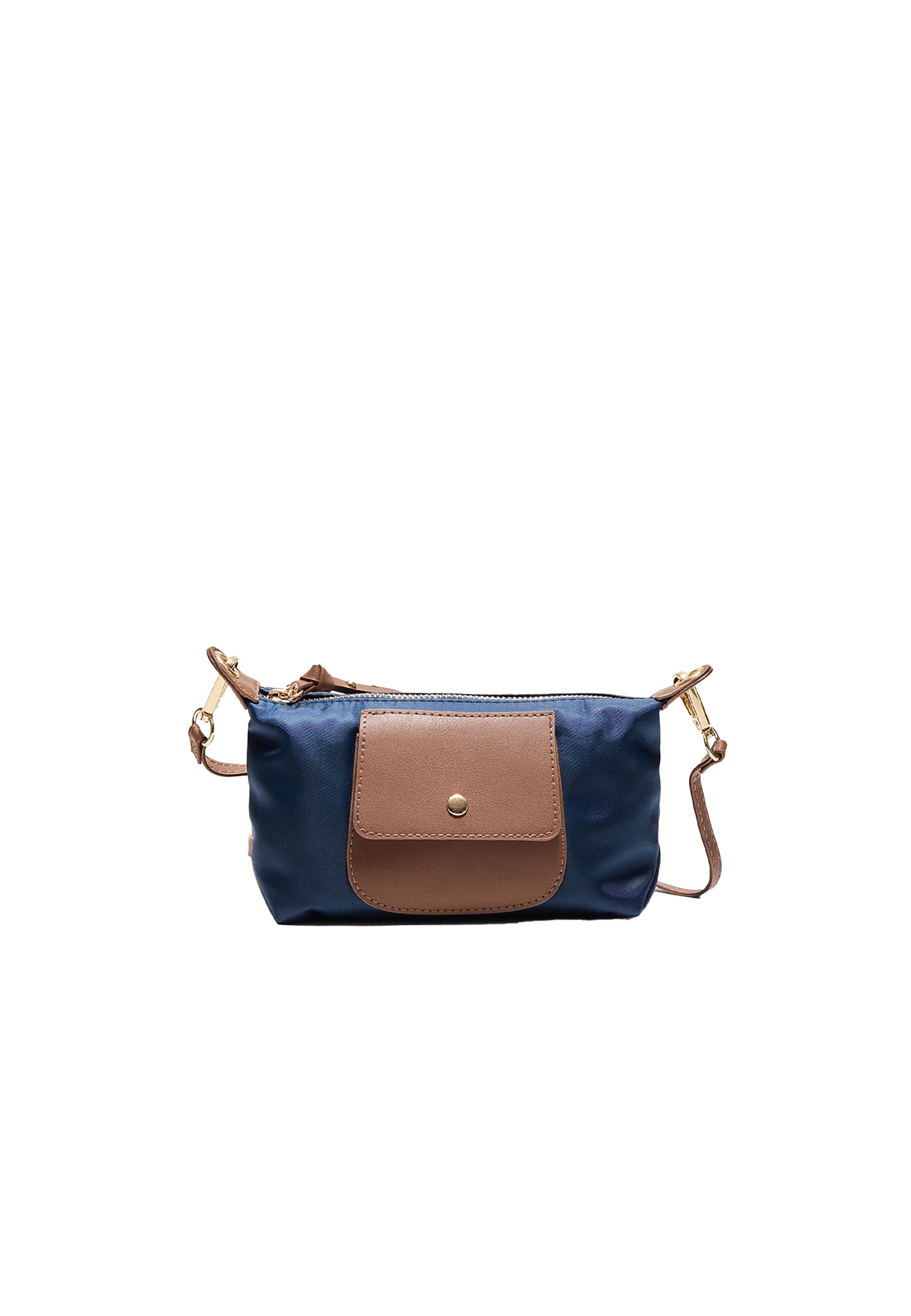 Contrast mini bag — Blue